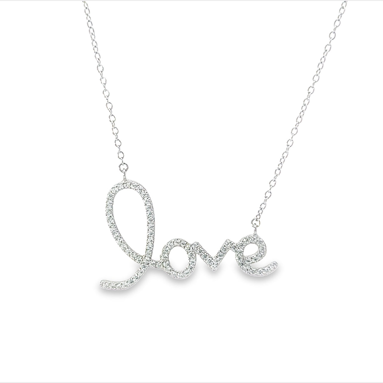 Love Script Necklace