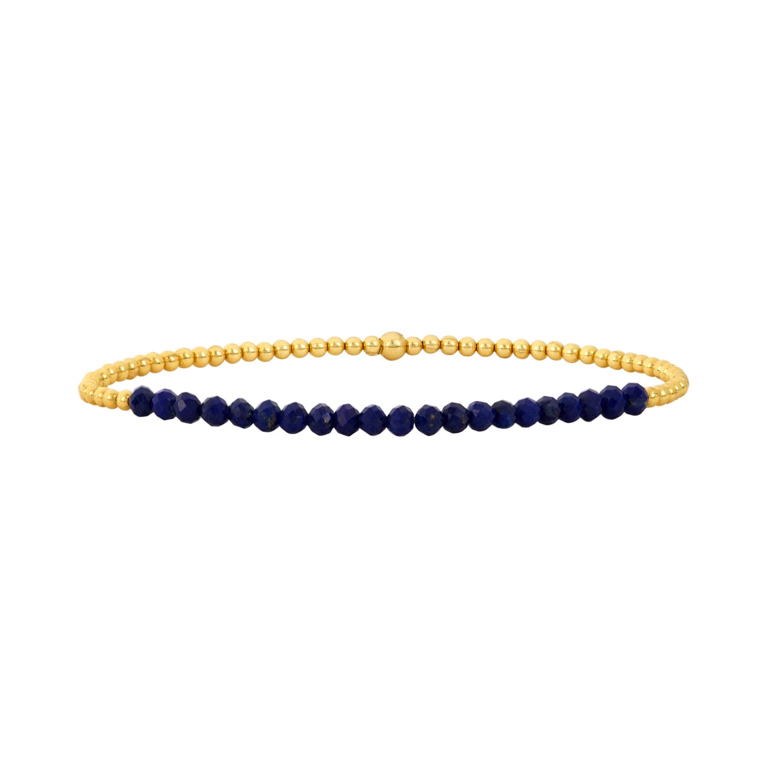 2MM Signature Bracelet with Lapis