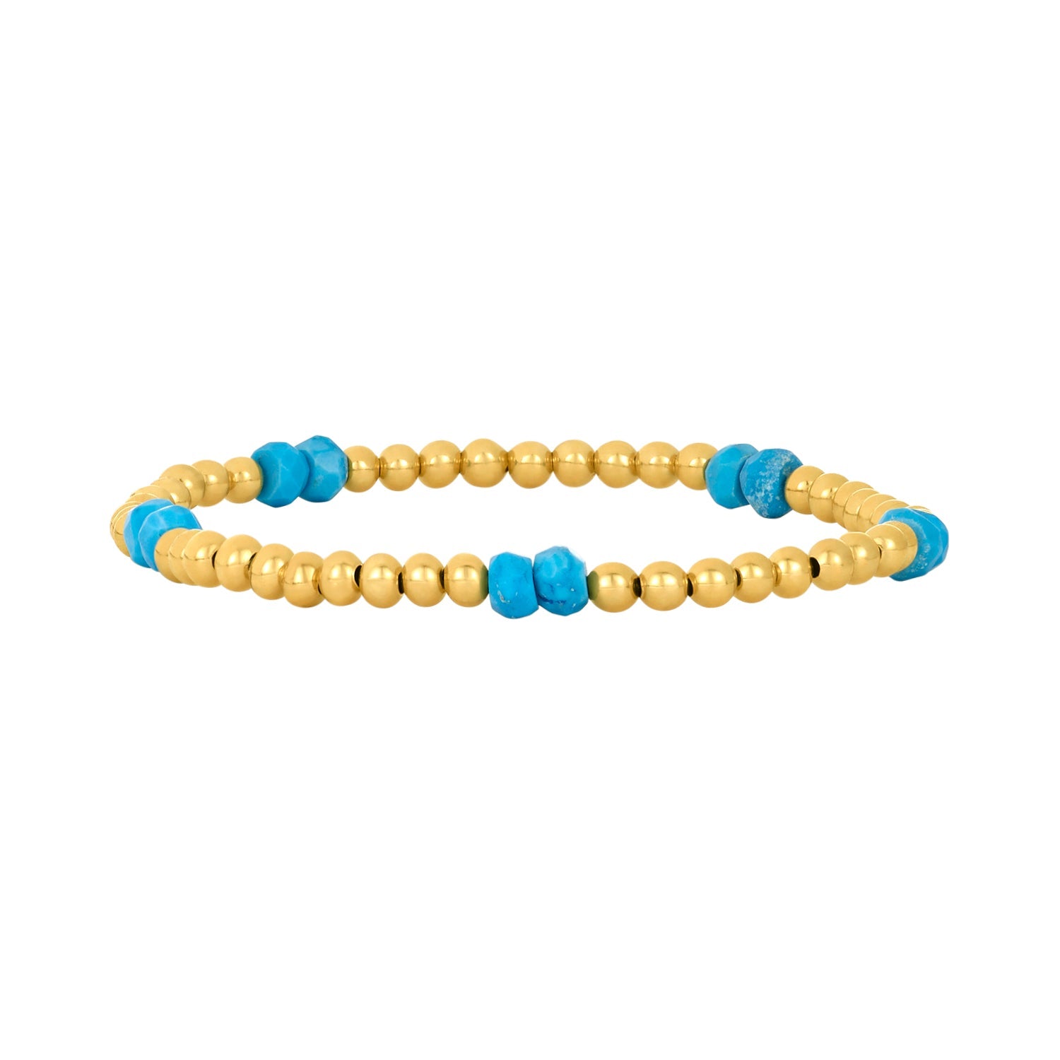 3MM Signature Bracelet with Turquoise Pattern