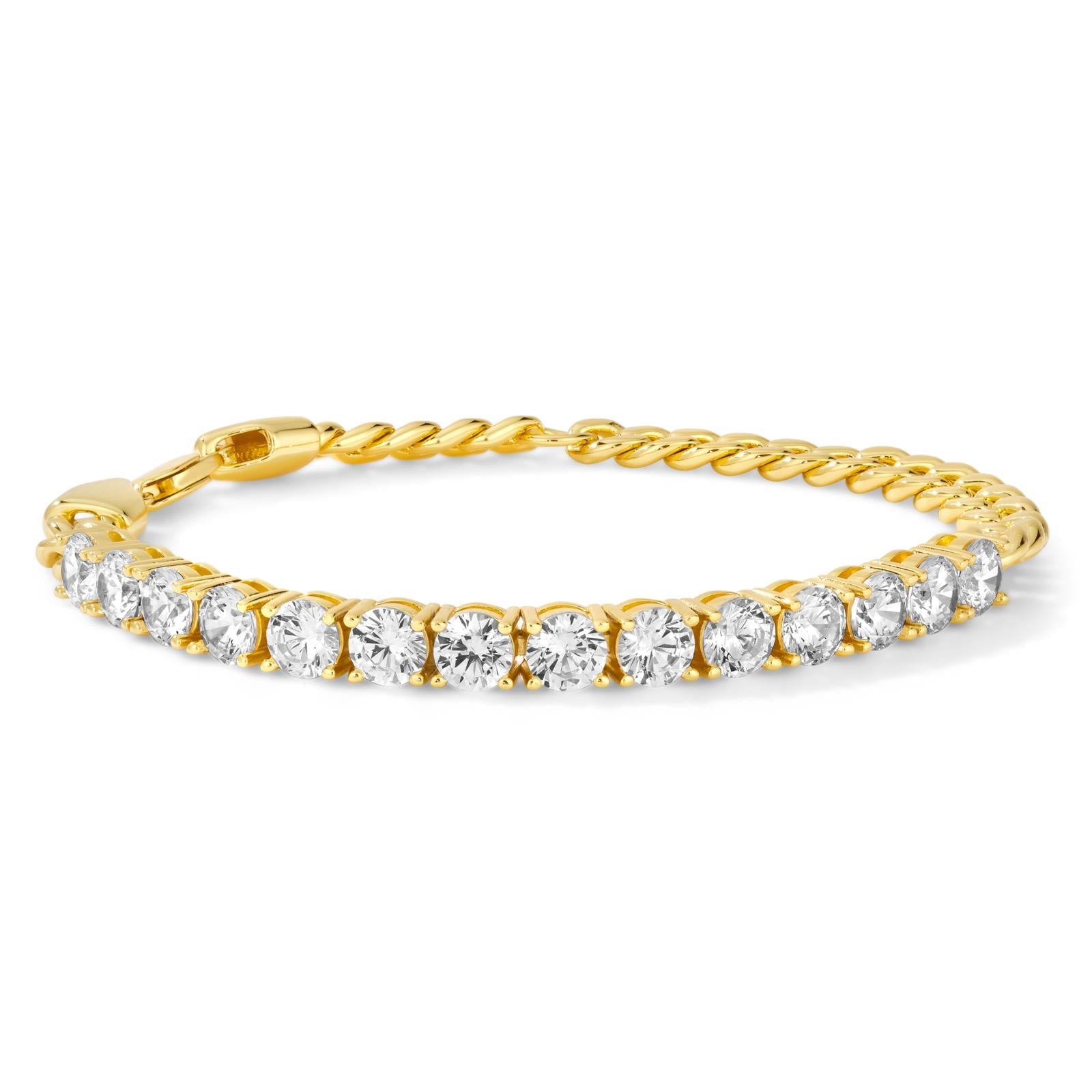 7 Carat Modern Tennis Bracelet