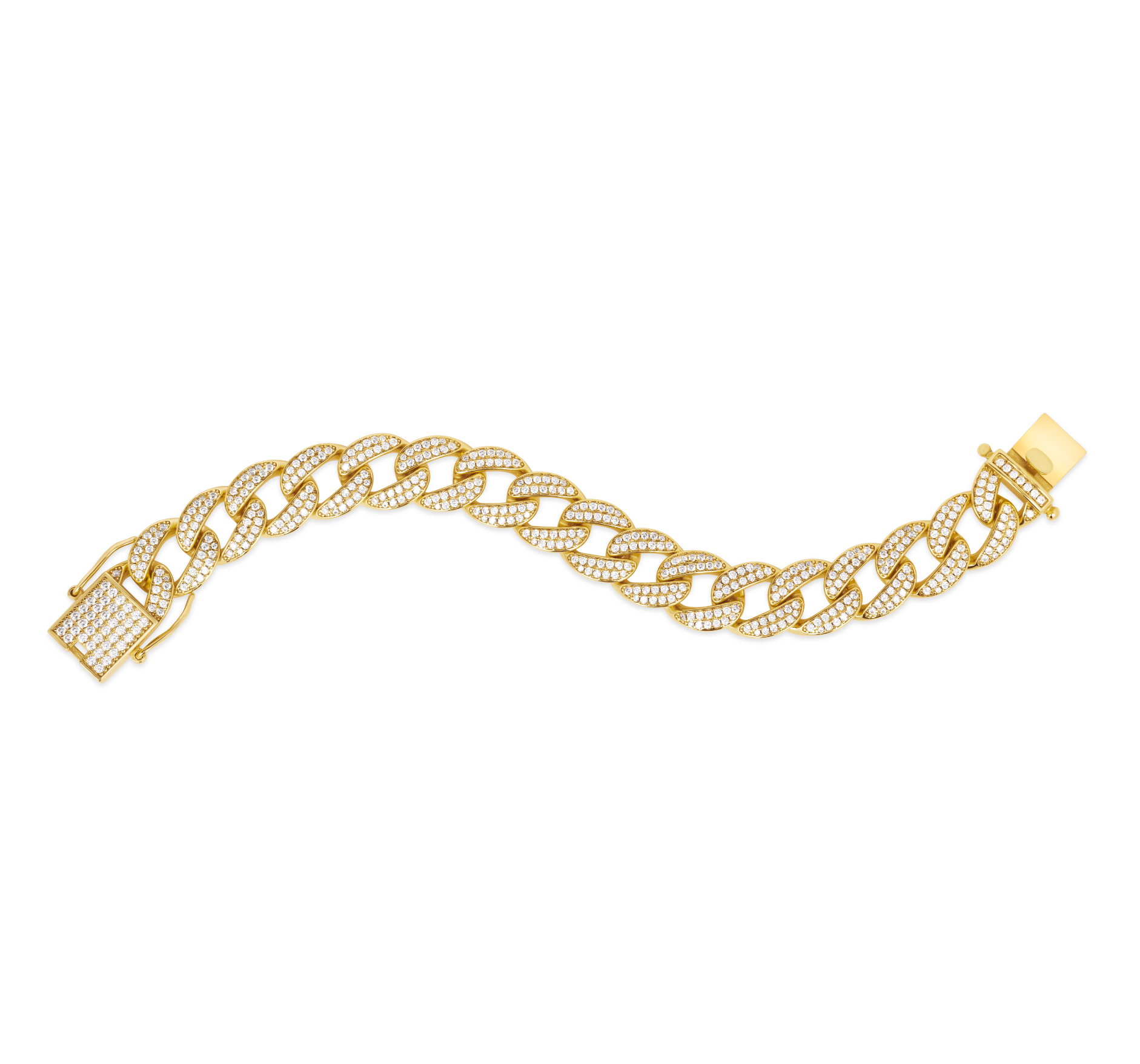 12 mm Super Cuban Link Bracelet