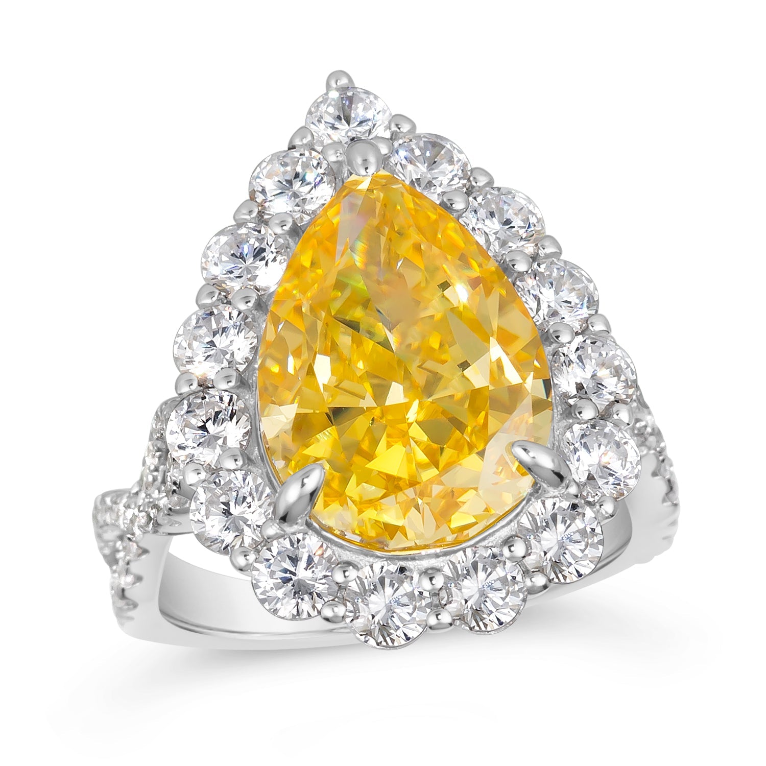 Gia Pear Shaped Cocktail Ring