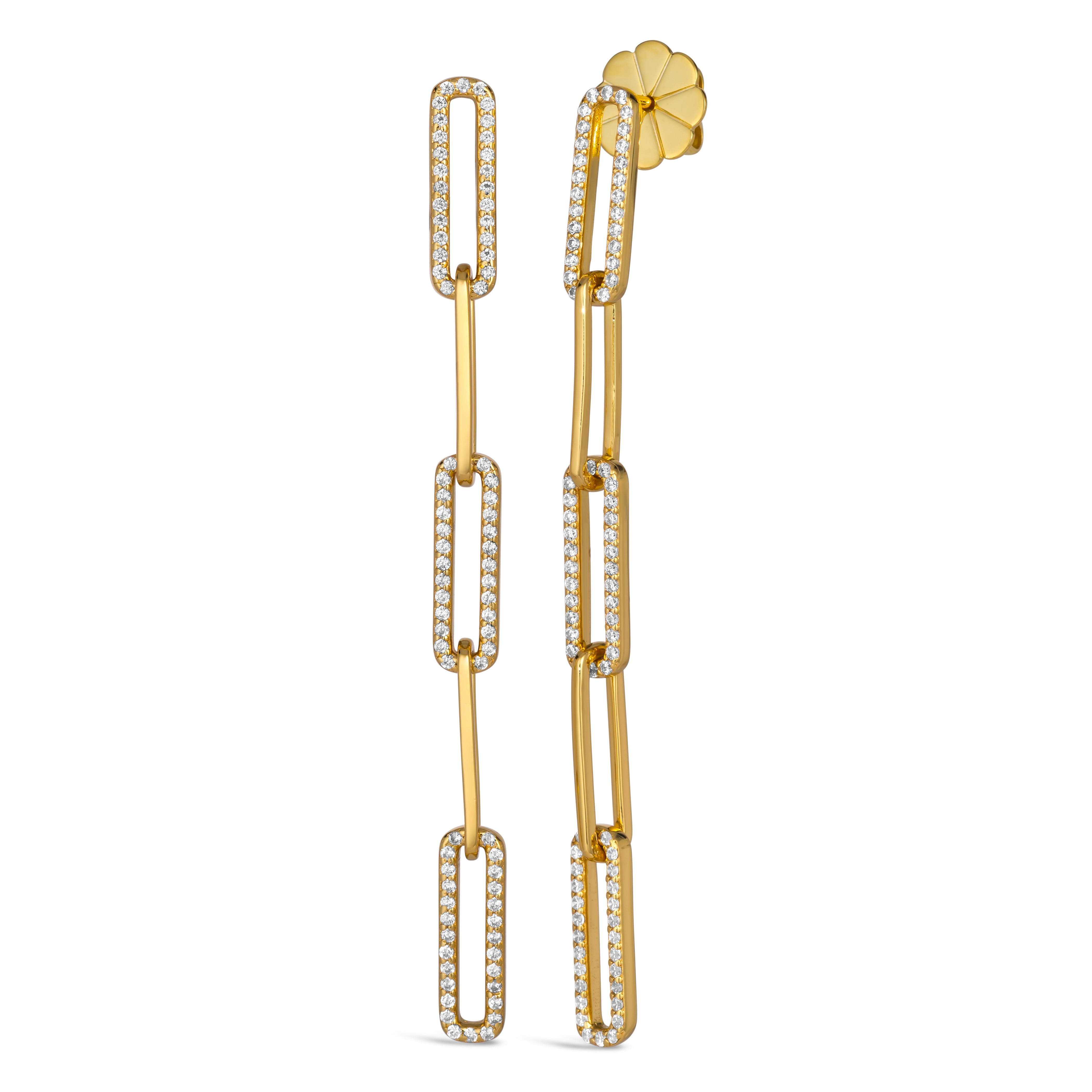 Olivia 68 Paperclip E 5 LINK Earring