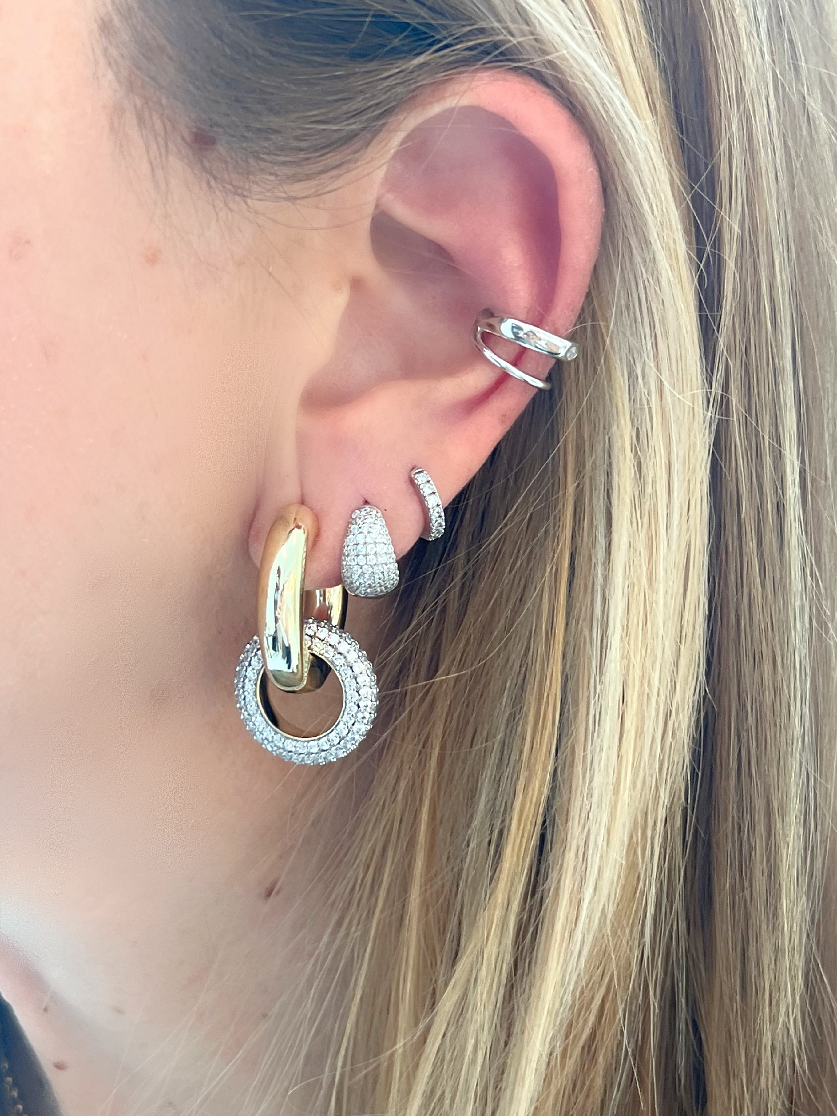 Tubular Interlock Earrings