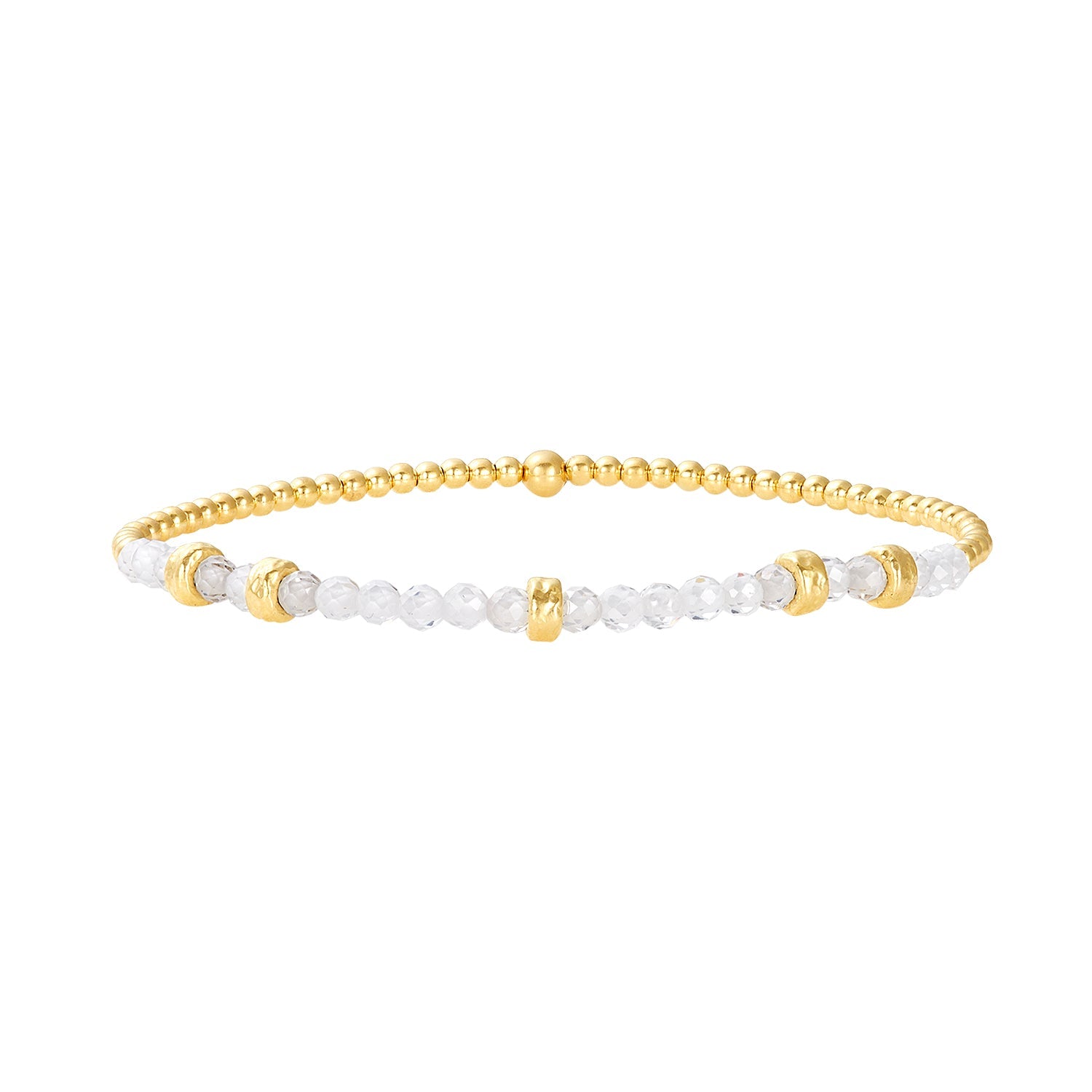 April Topaz and Rondelle Bracelet