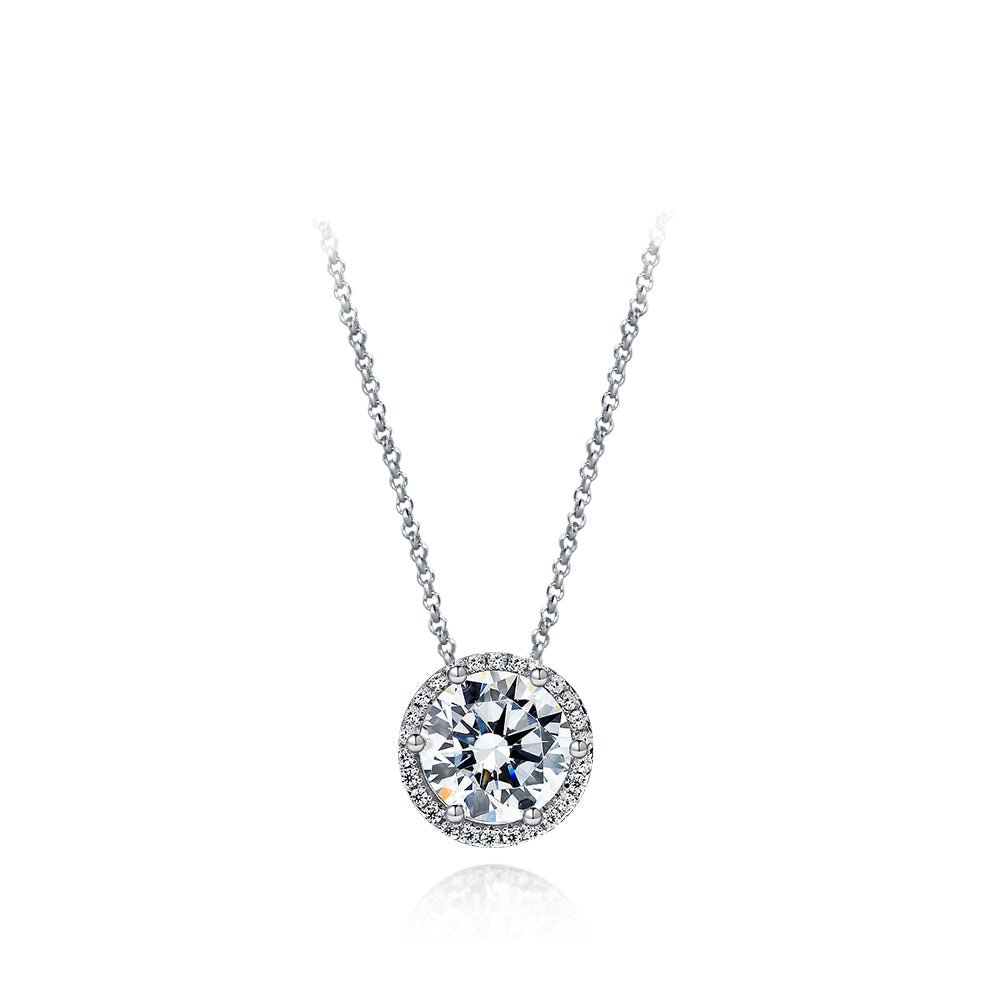 Perfect Halo 2 Carat Necklace