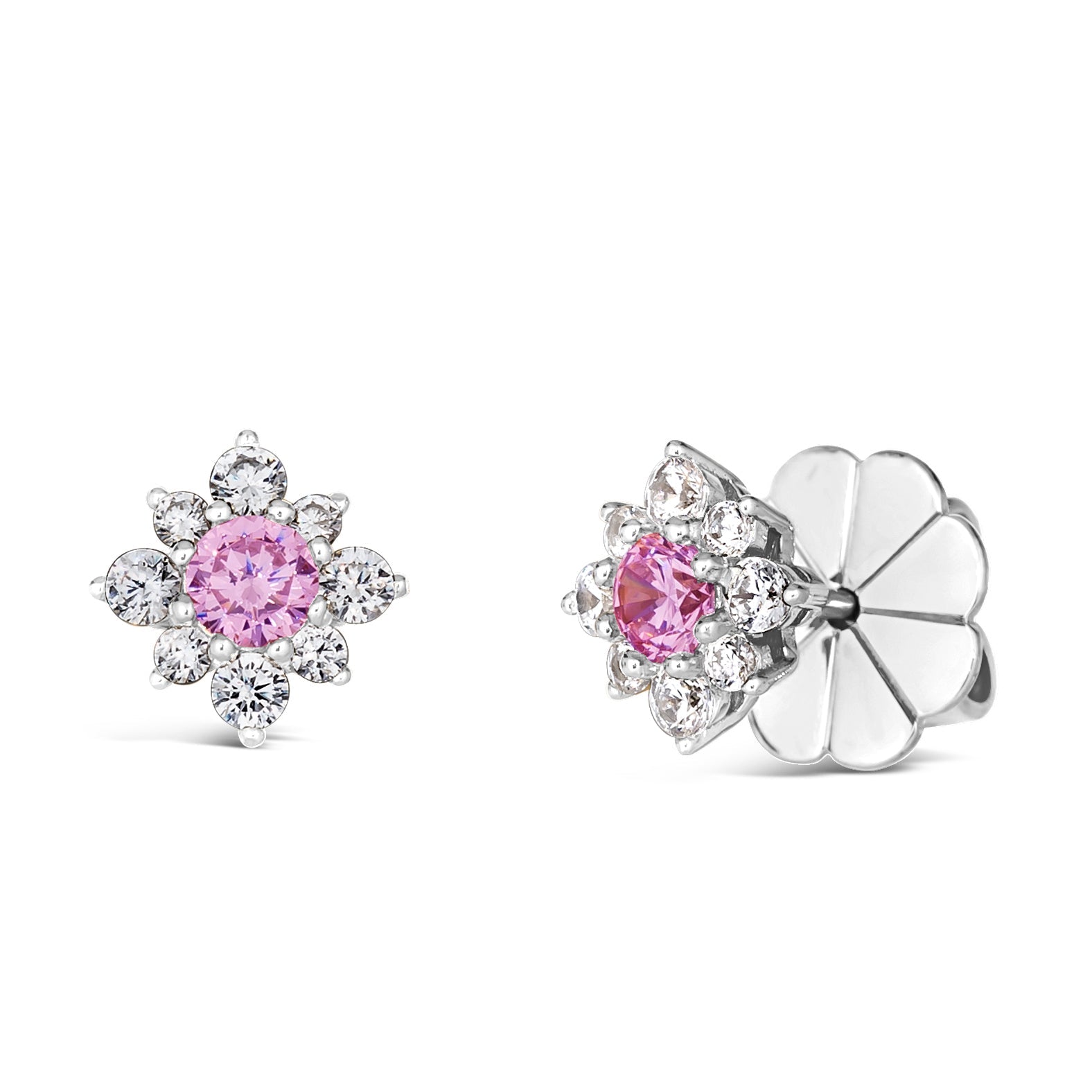 Mini Daisy Diamond Crystalline Studs