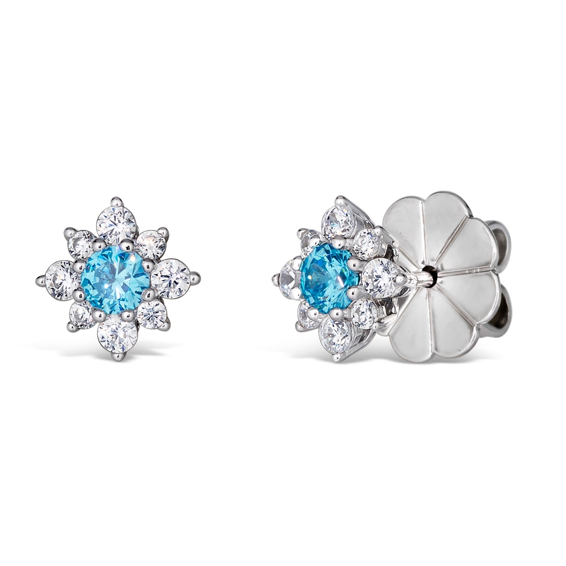 Mini Daisy Diamond Crystalline Studs