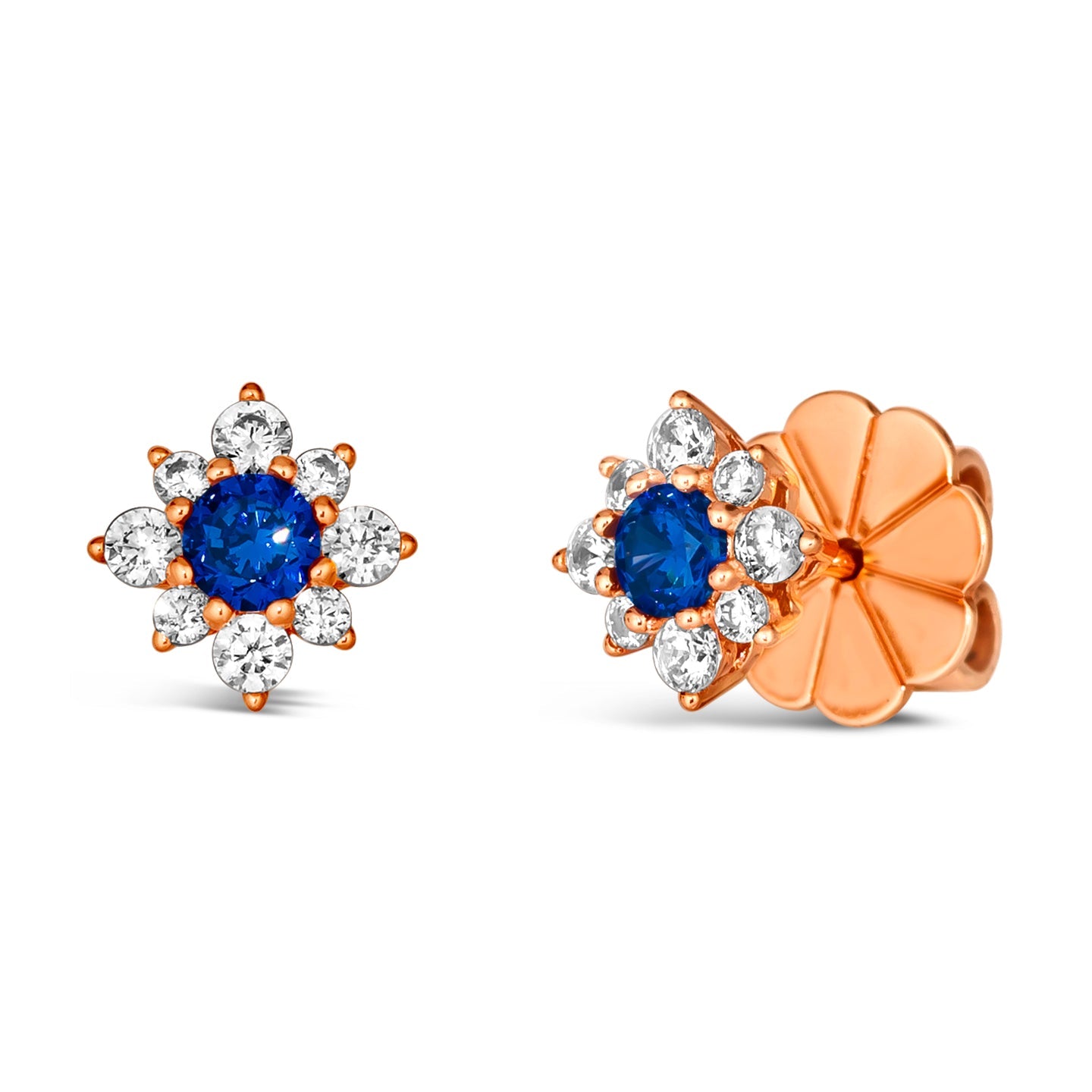 Mini Daisy Diamond Crystalline Studs