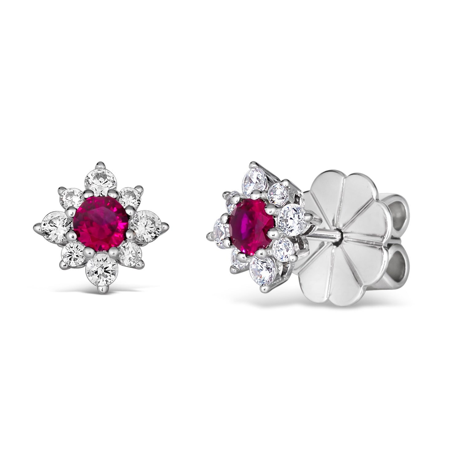 Mini Daisy Diamond Crystalline Studs