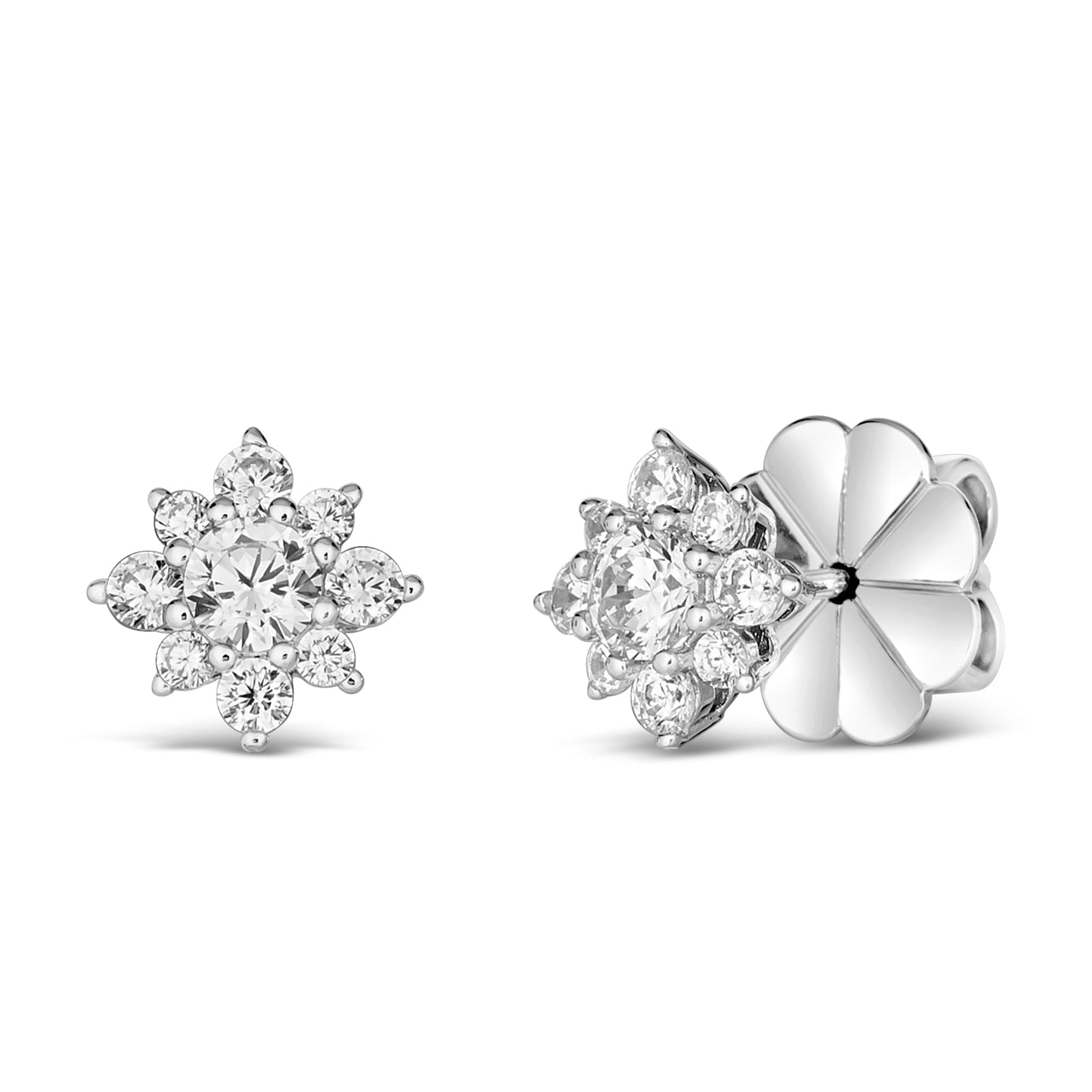 Mini Daisy Diamond Crystalline Studs