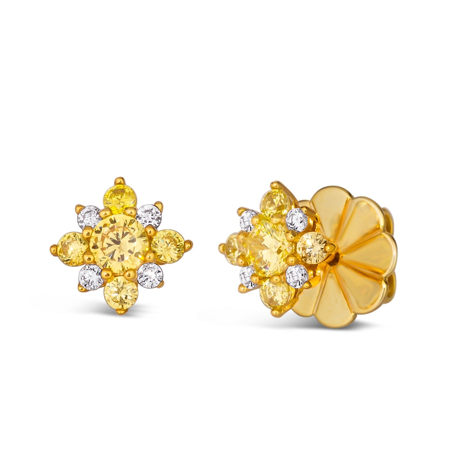 Mini Aster Diamond Crystalline Studs