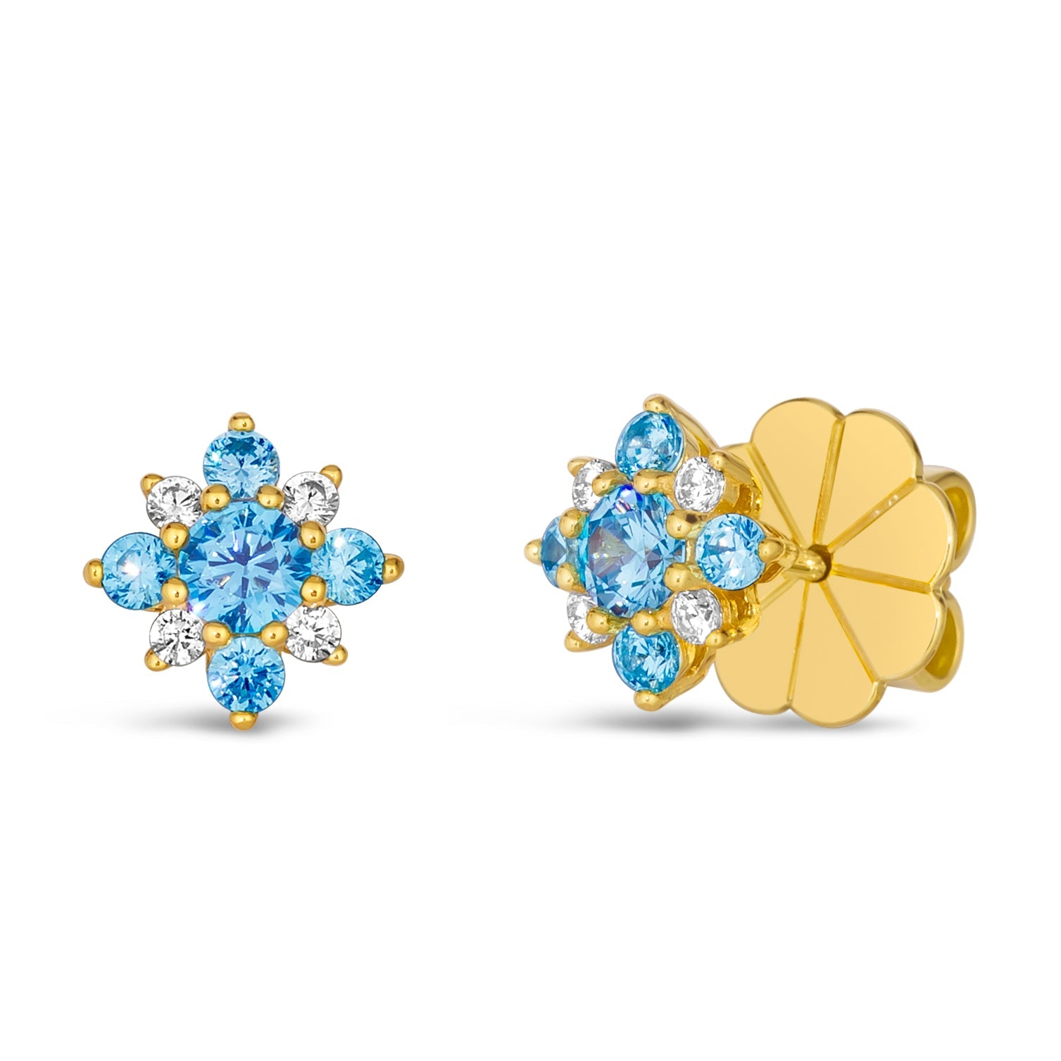 Mini Aster Diamond Crystalline Studs