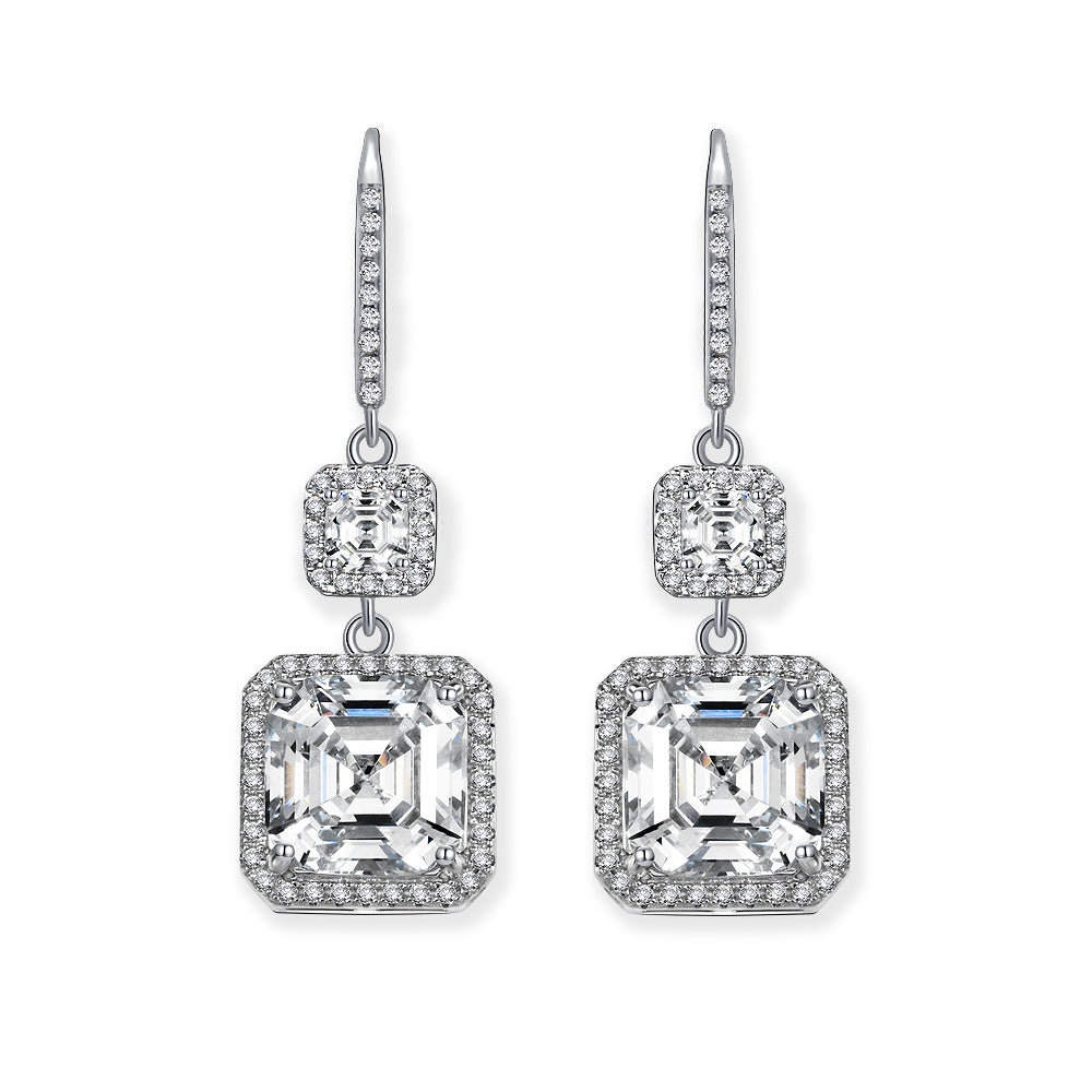 Serena 5 Carat Halo Drops