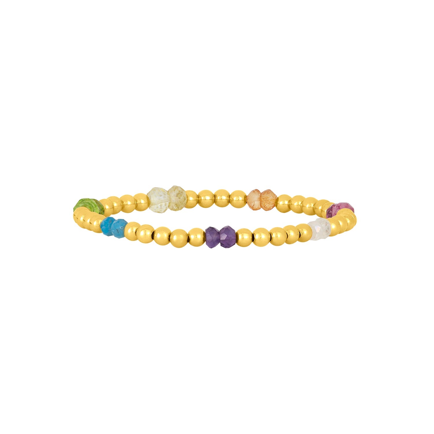 Kids 3MM Yellow Gold Filled Unicorn Pattern Bracelet