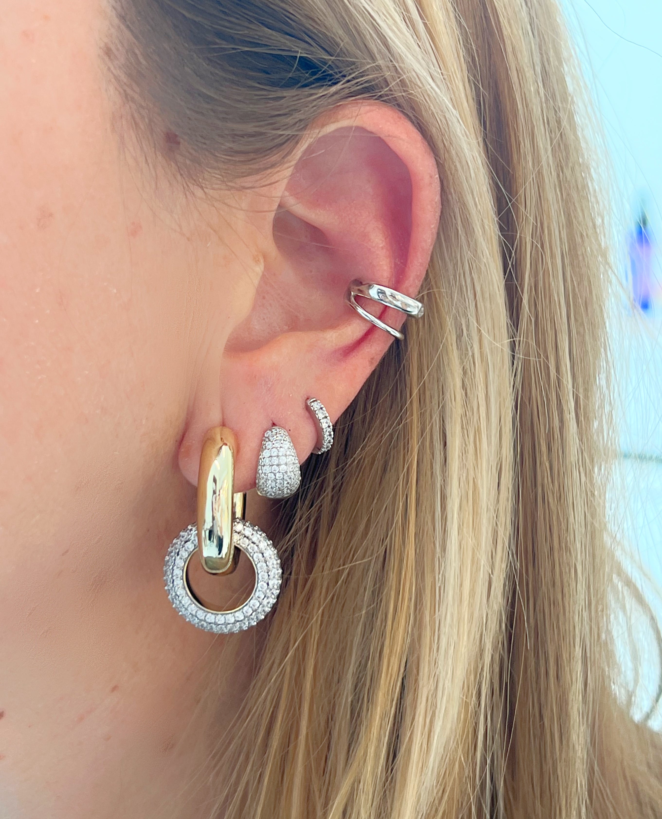 Tubular Interlock Earrings