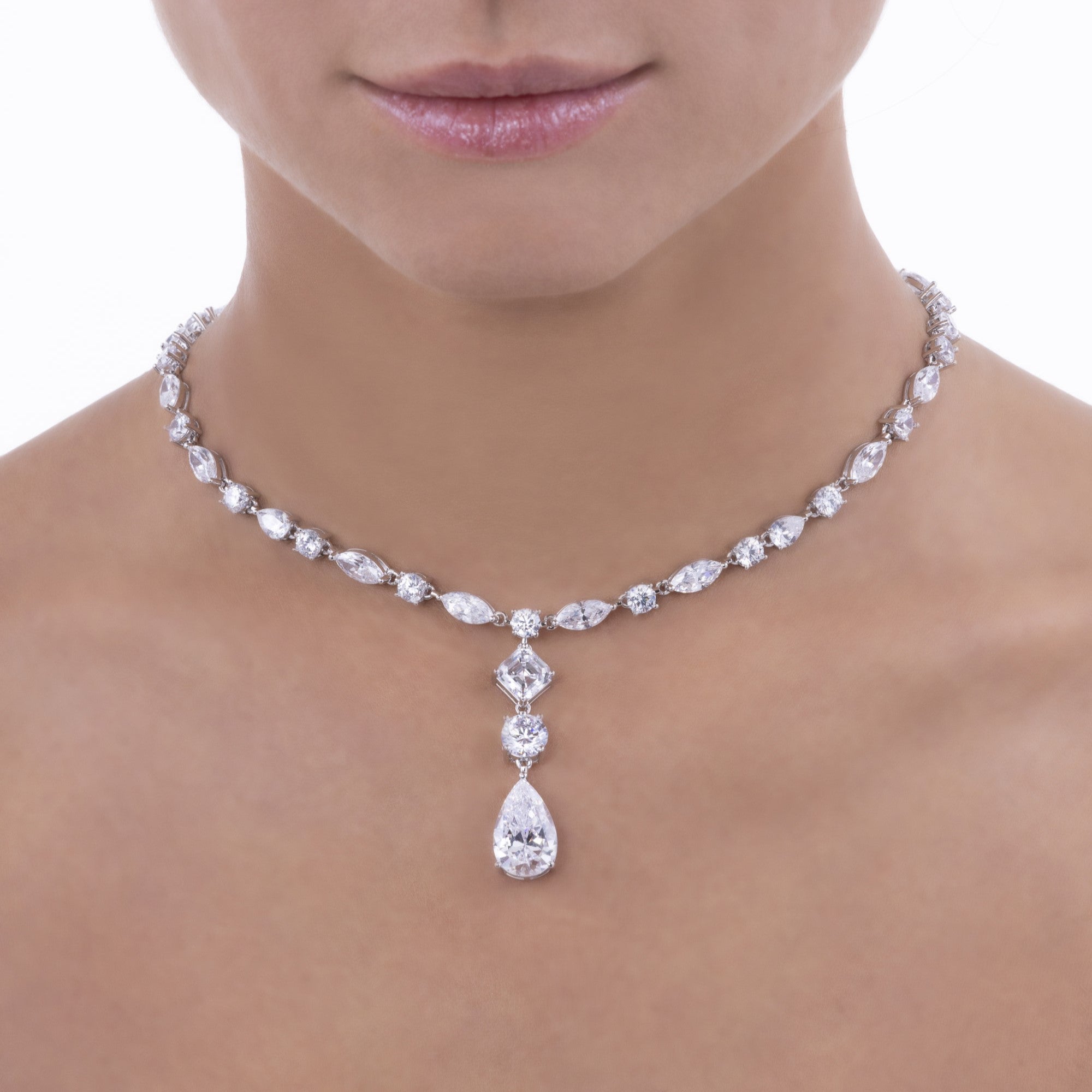 Athena Tear Drop Necklace