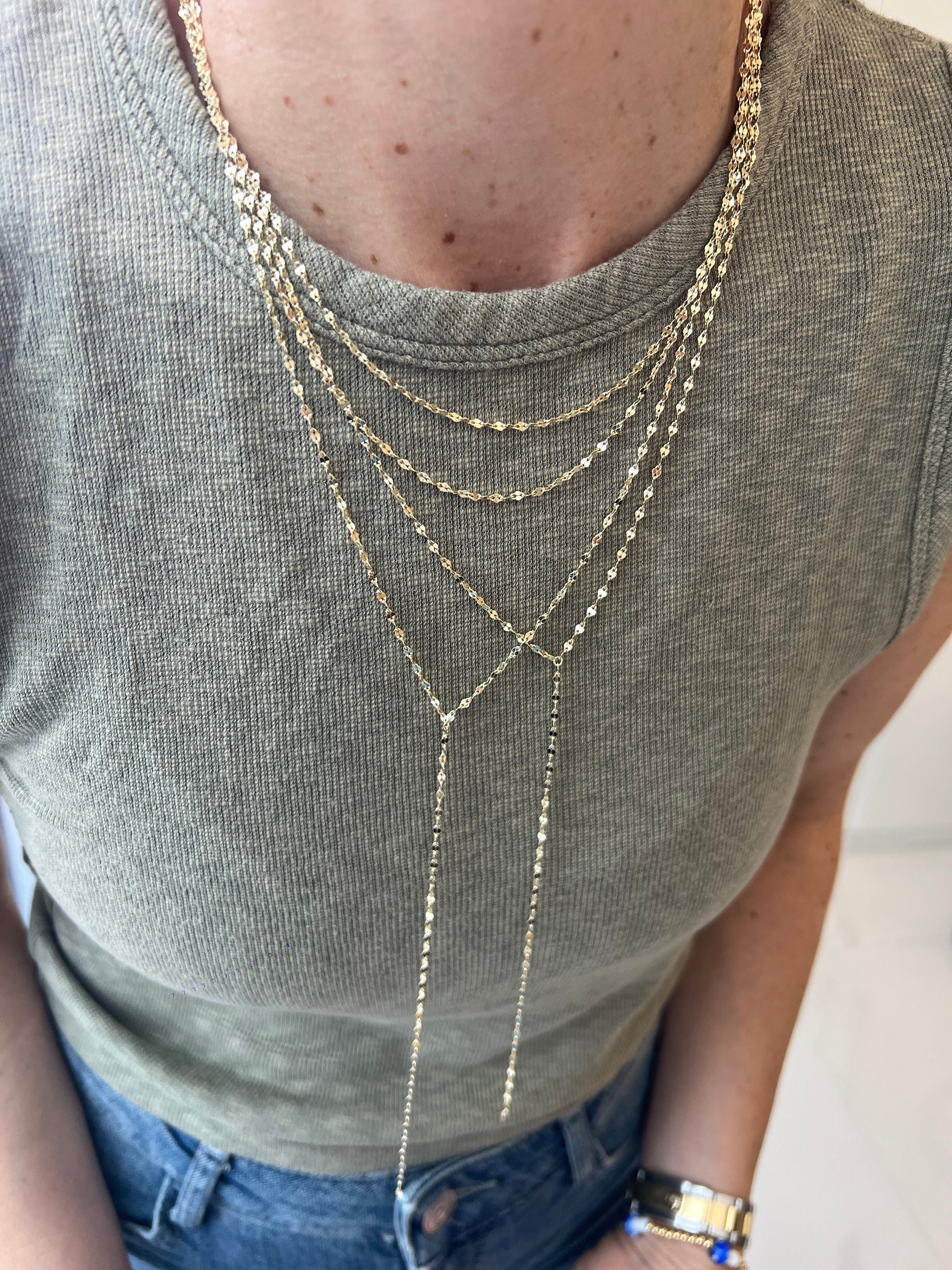 Chain Lariat Necklace