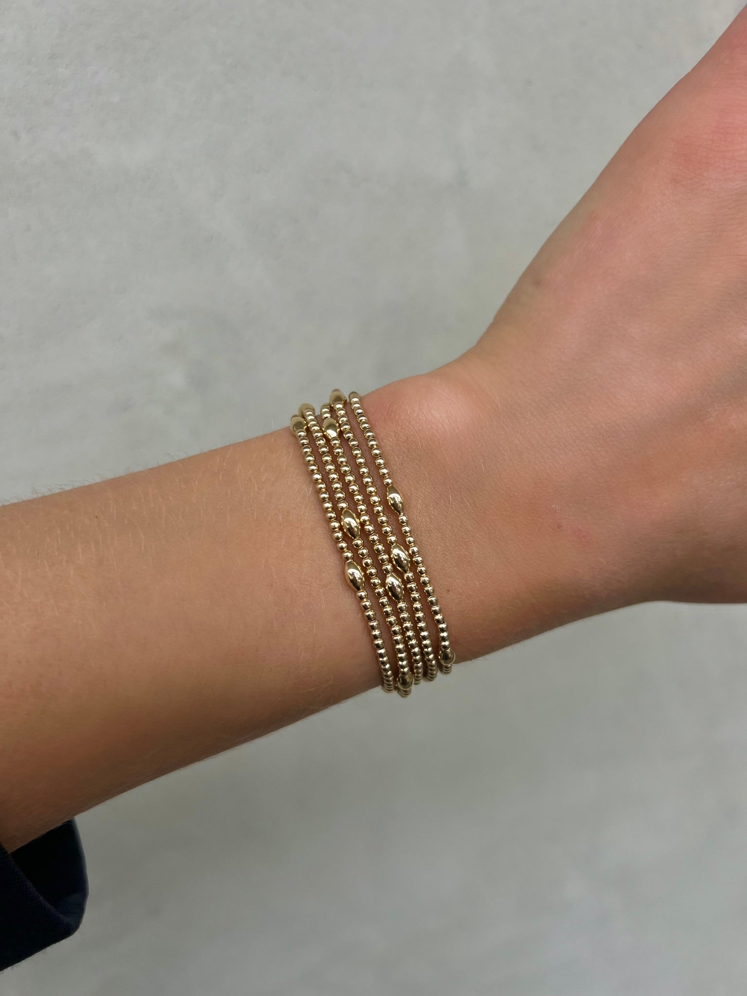 2MM Signature Bracelet with Orzo Pattern