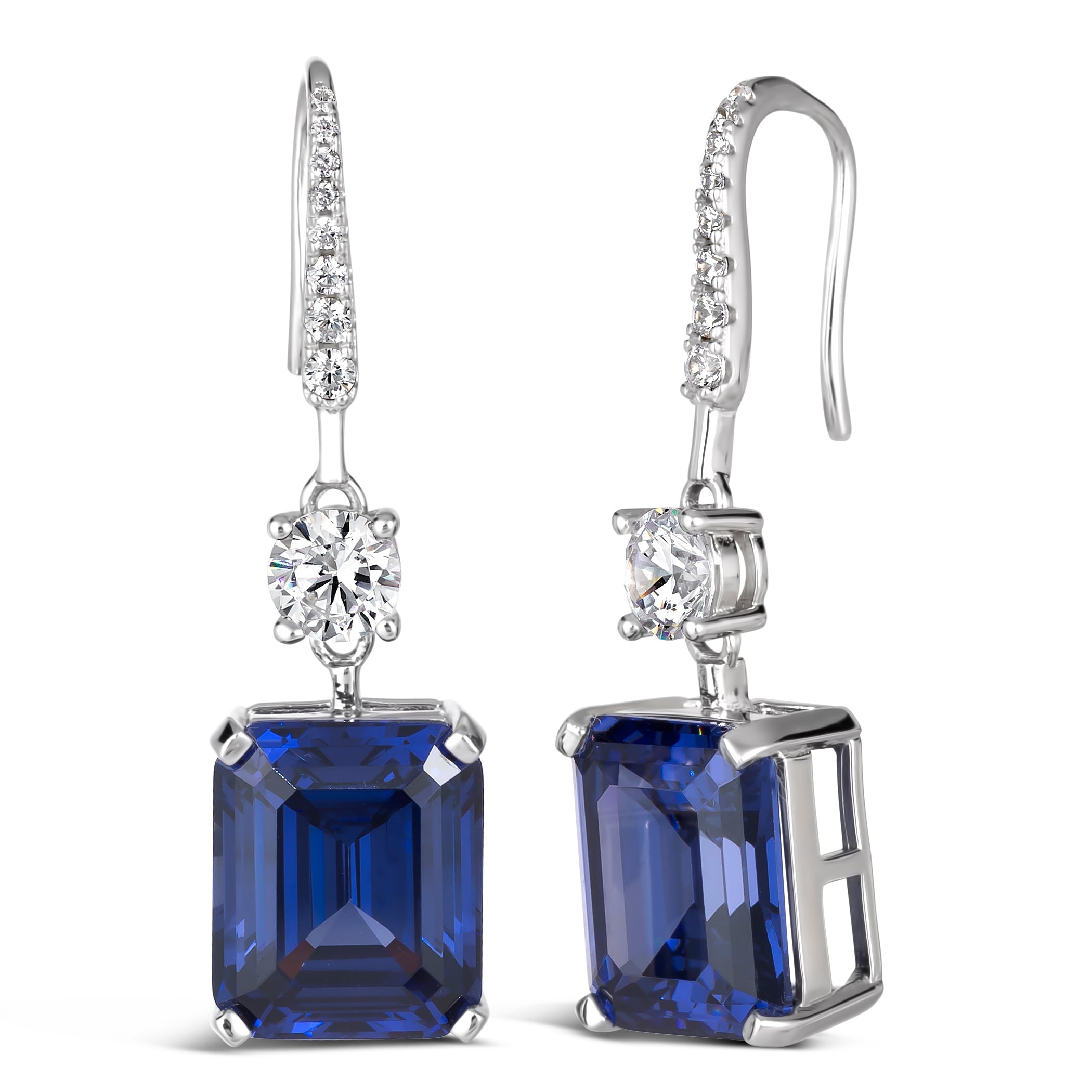 Grace 27 Tanzanite Blue Earrings