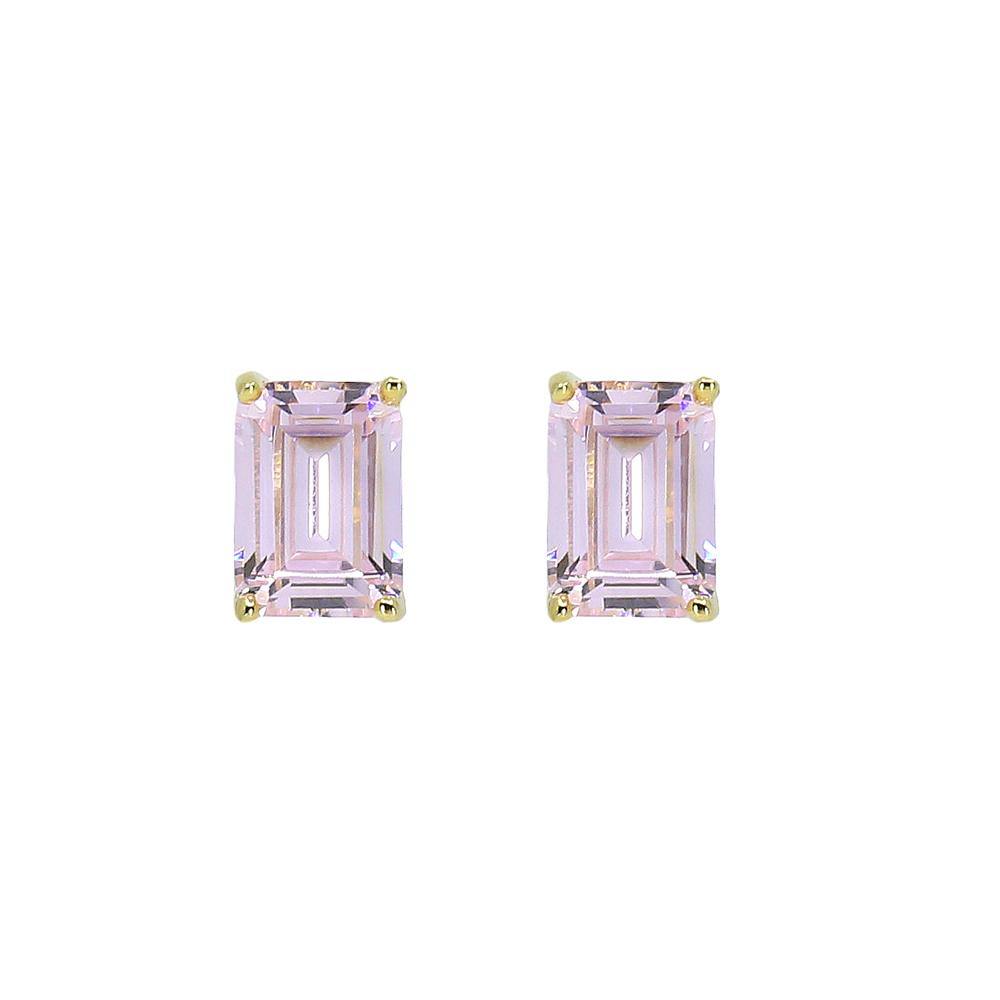 Rose All Day 2 Carat Diamond Crystalline Stud Earrings