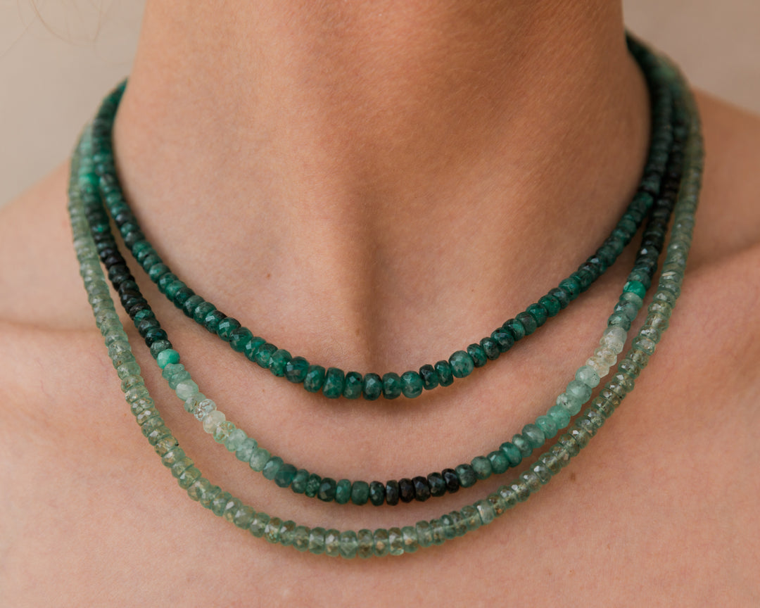 FANCY EMERALD NECKLACE