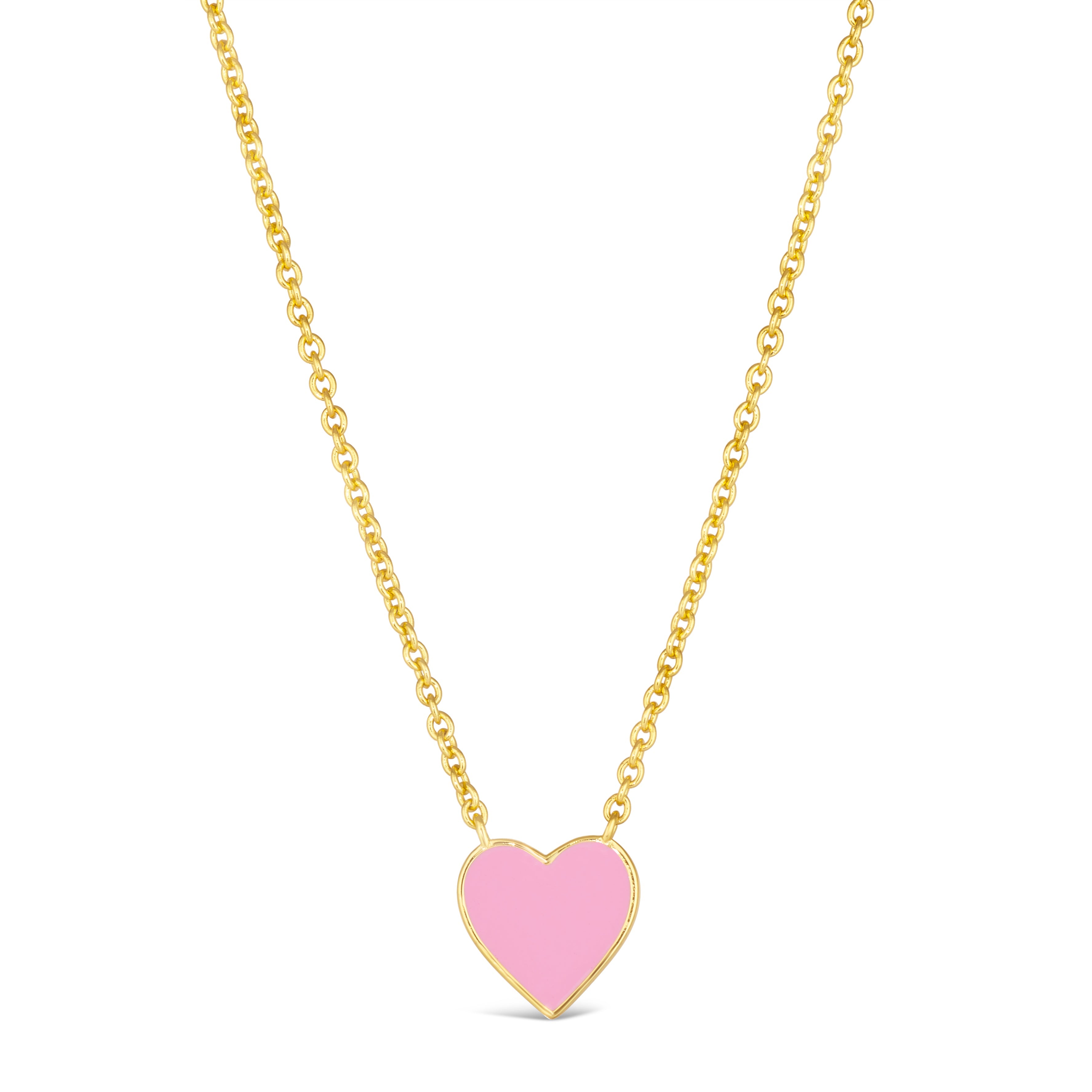 House of Cards 10 Enamel Heart Necklace