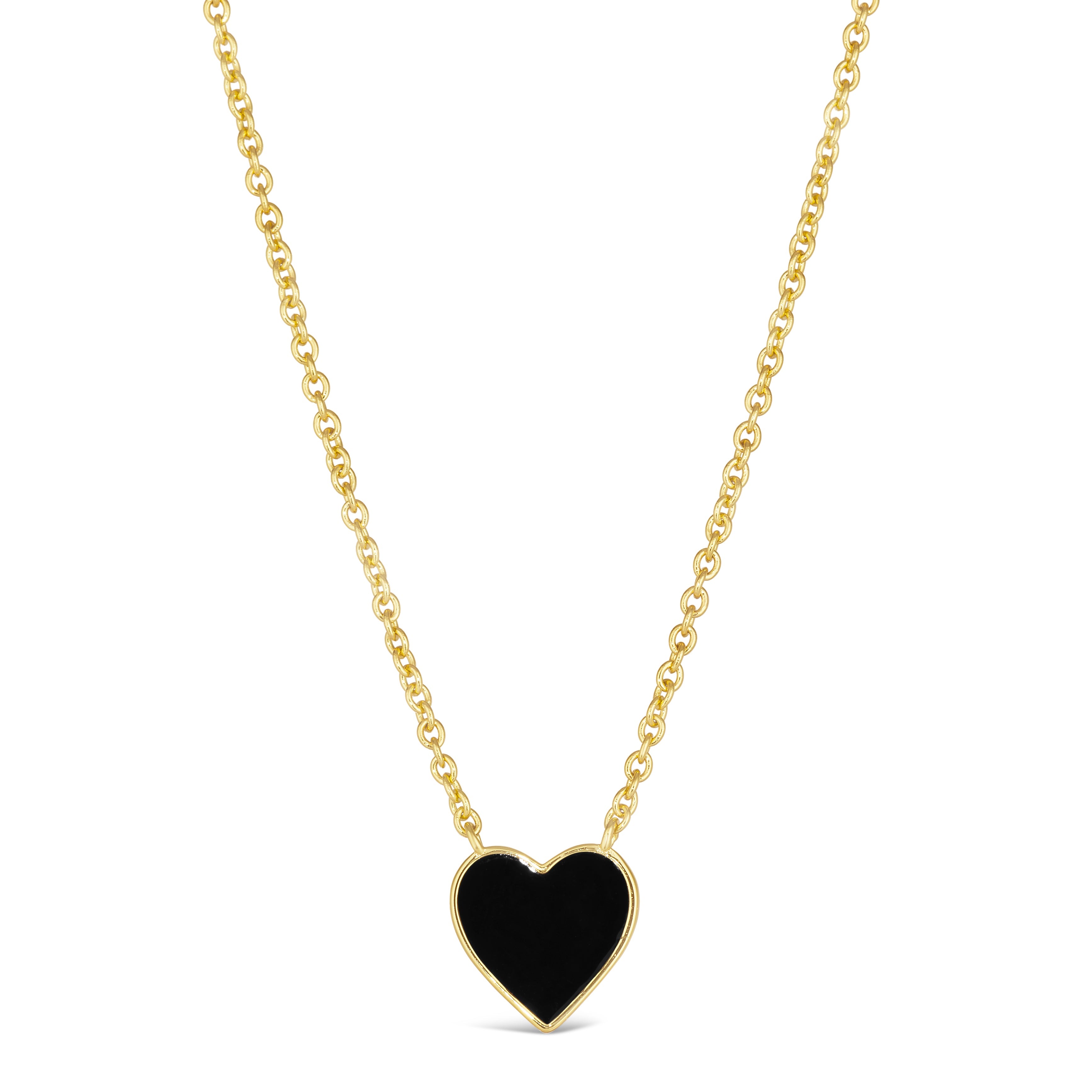 House of Cards 10 Enamel Heart Necklace