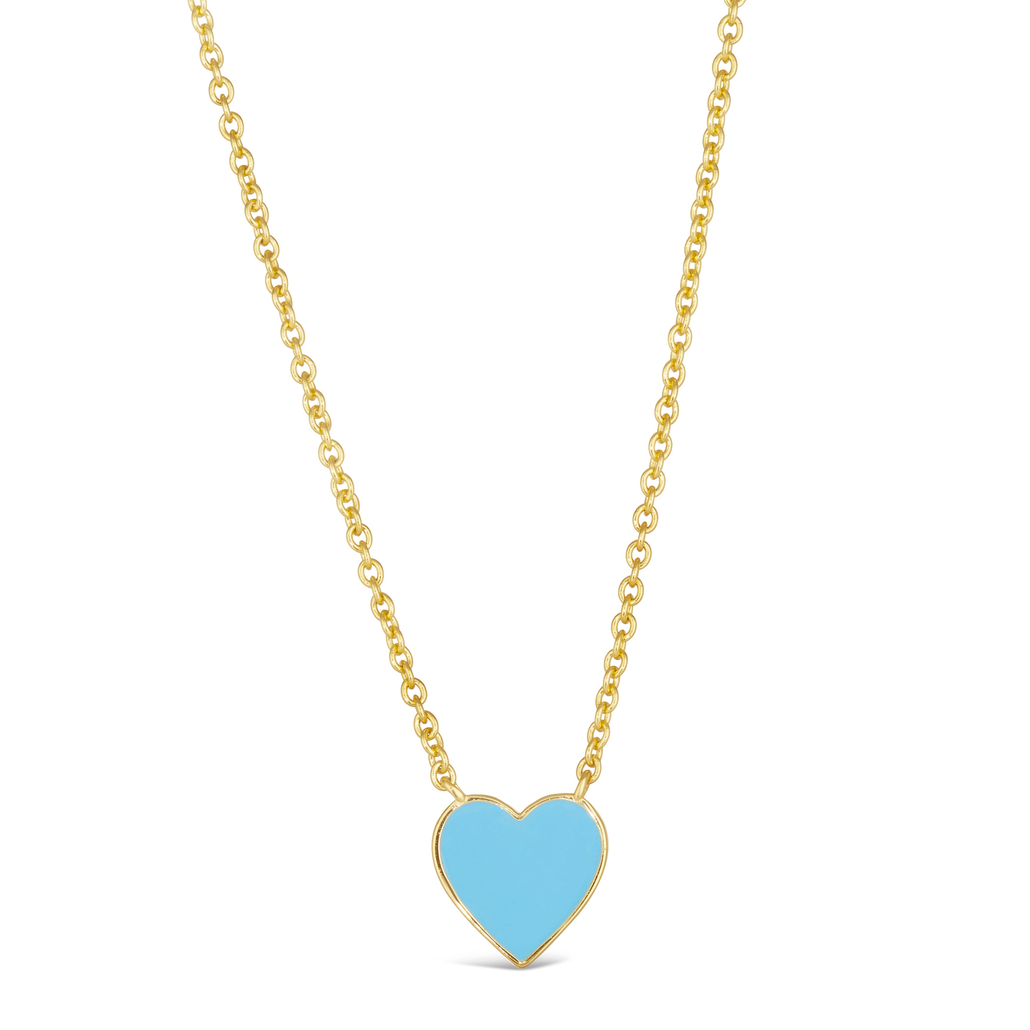 House of Cards 10 Enamel Heart Necklace