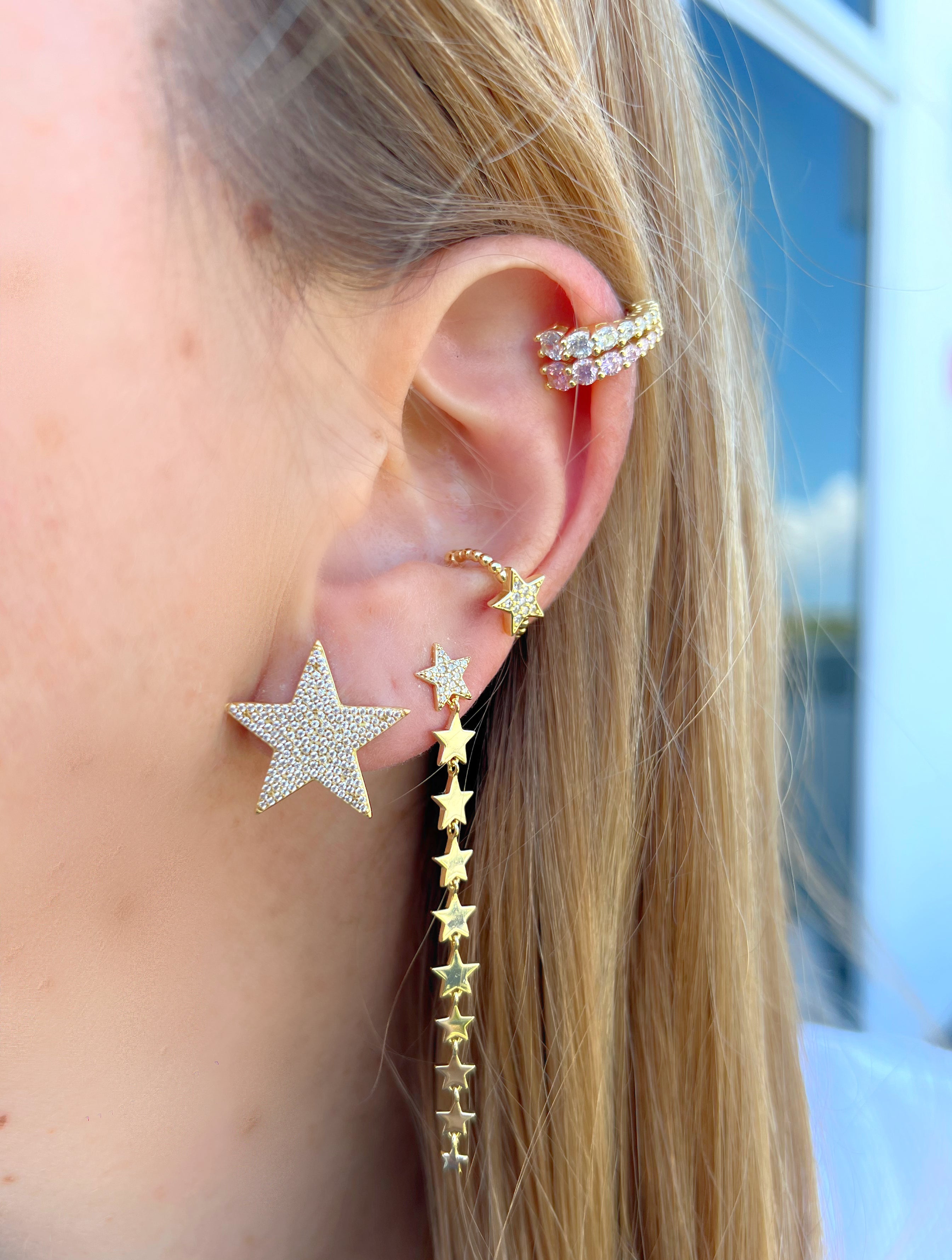 Jumbo Star Studs