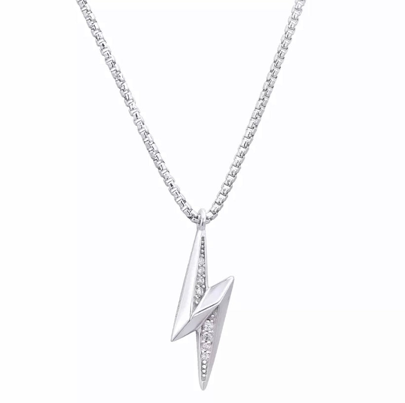 Strike Pave Long Necklace