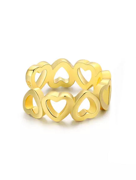 Tiny Open Heart Cuff