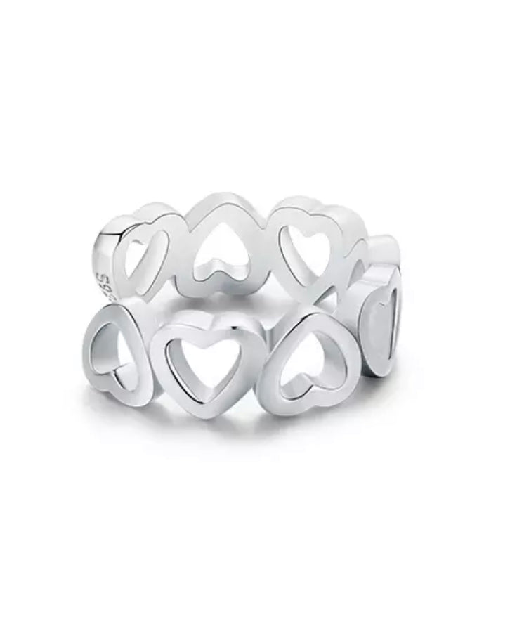 Tiny Open Heart Cuff