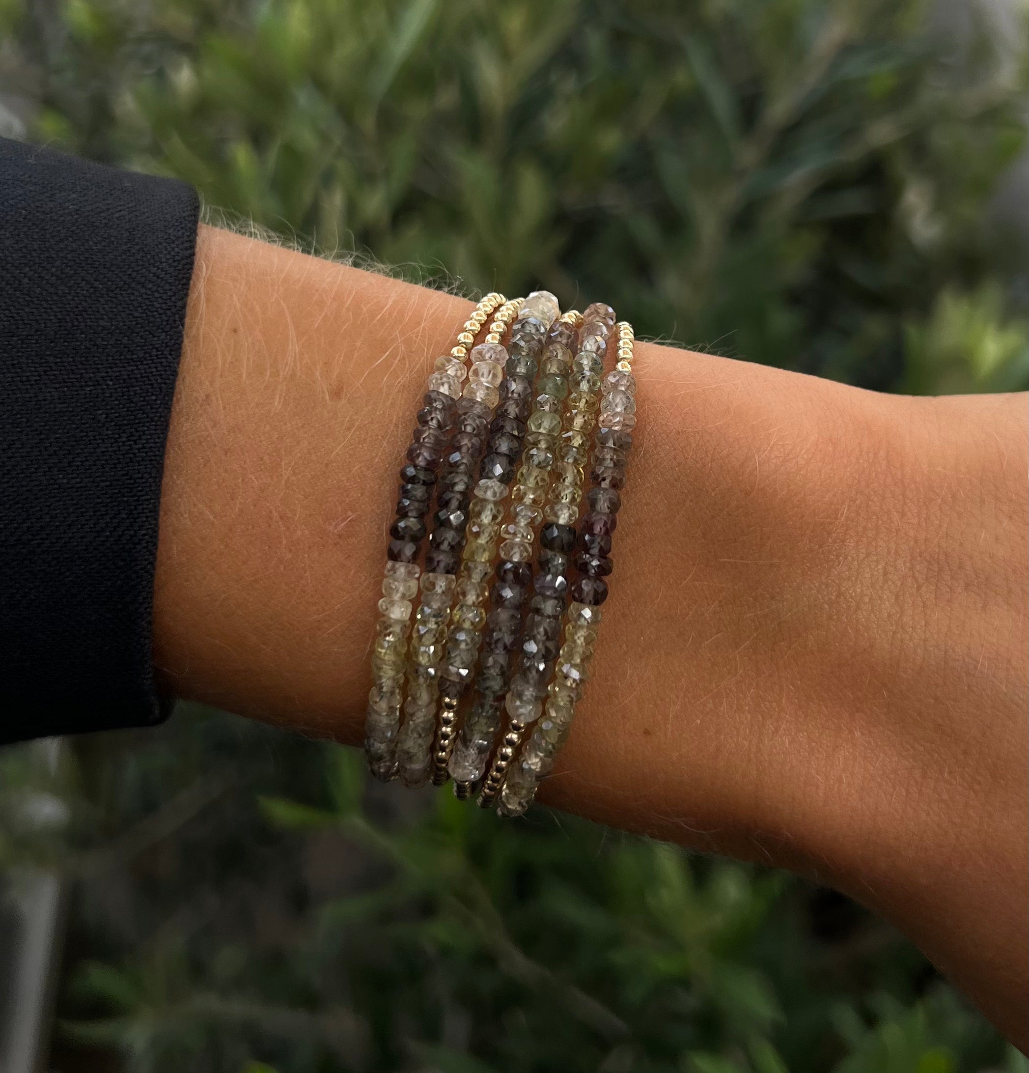 2MM Signature Bracelet with Forest Ombré