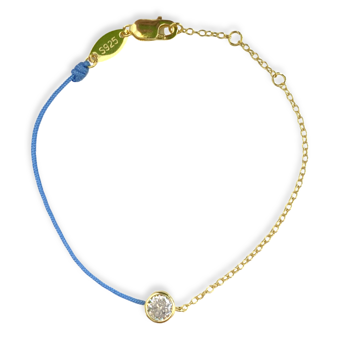 Bezel String Bracelet