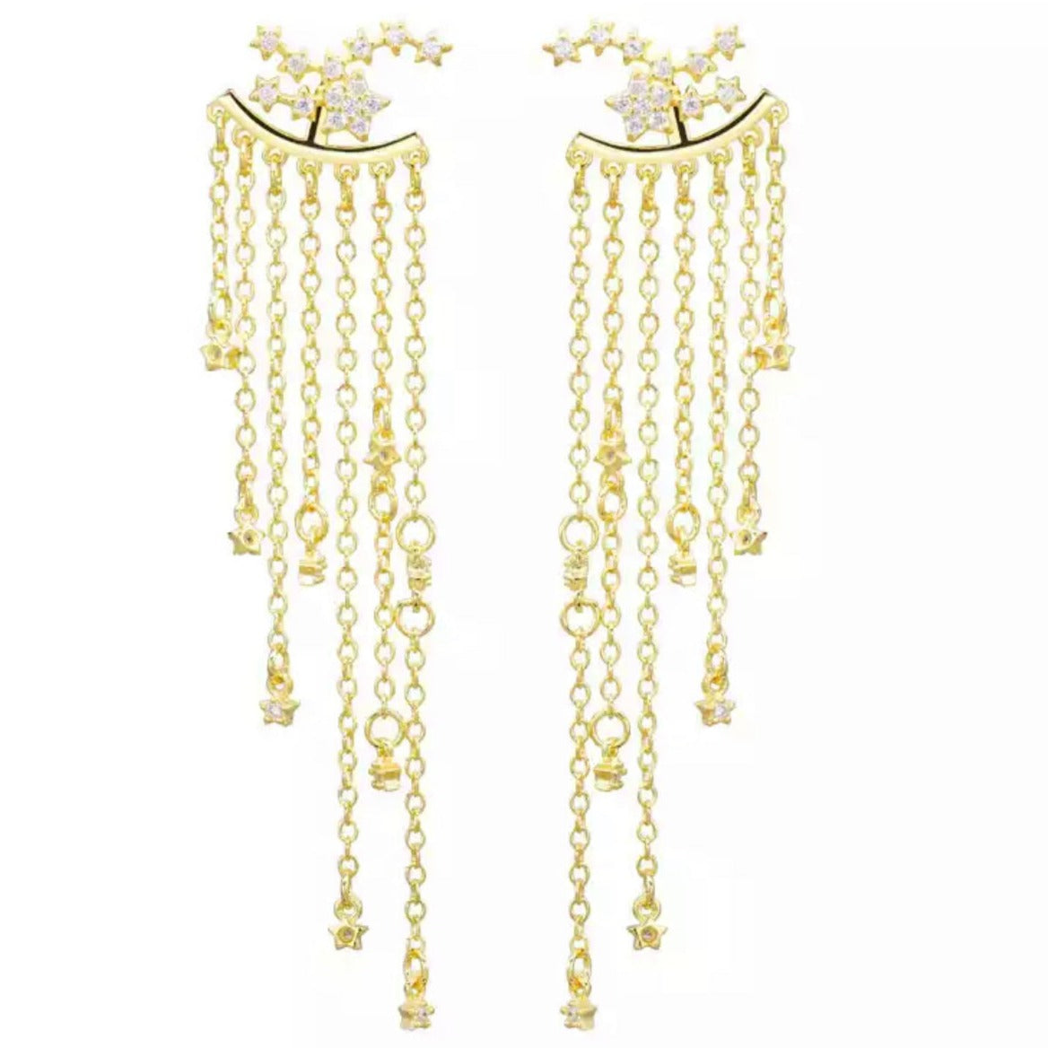 Raining Stars Drop Earrings