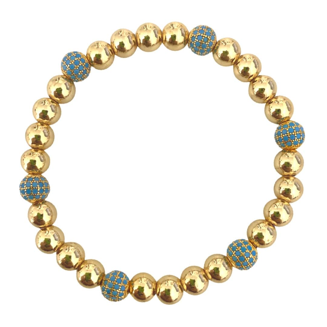 Fanciest Golden Color Ball Bracelets