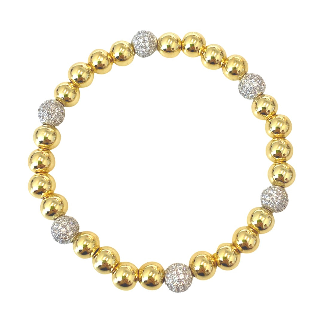 Fanciest Golden Ball Bracelet