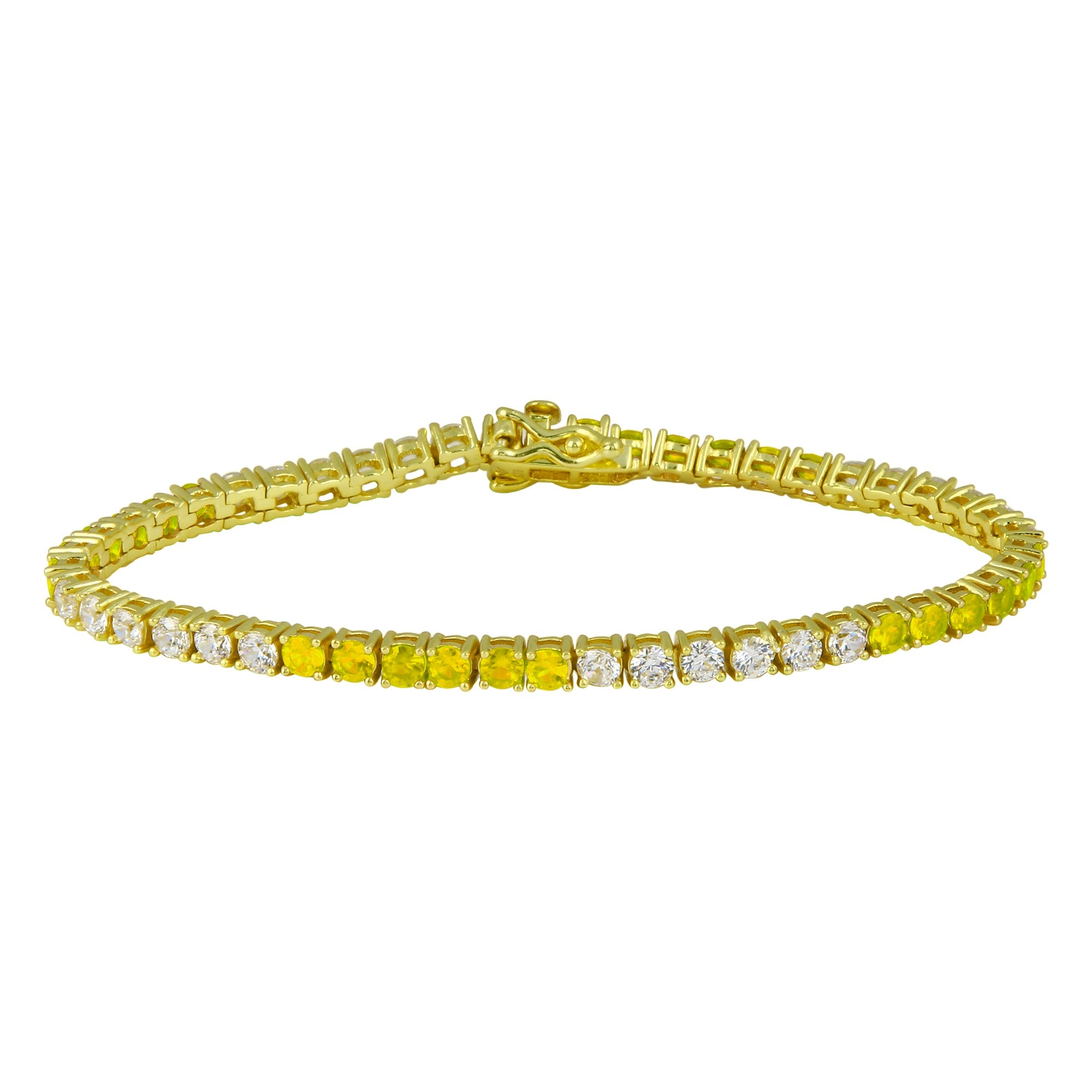 Color Diamond Tennis Bracelets