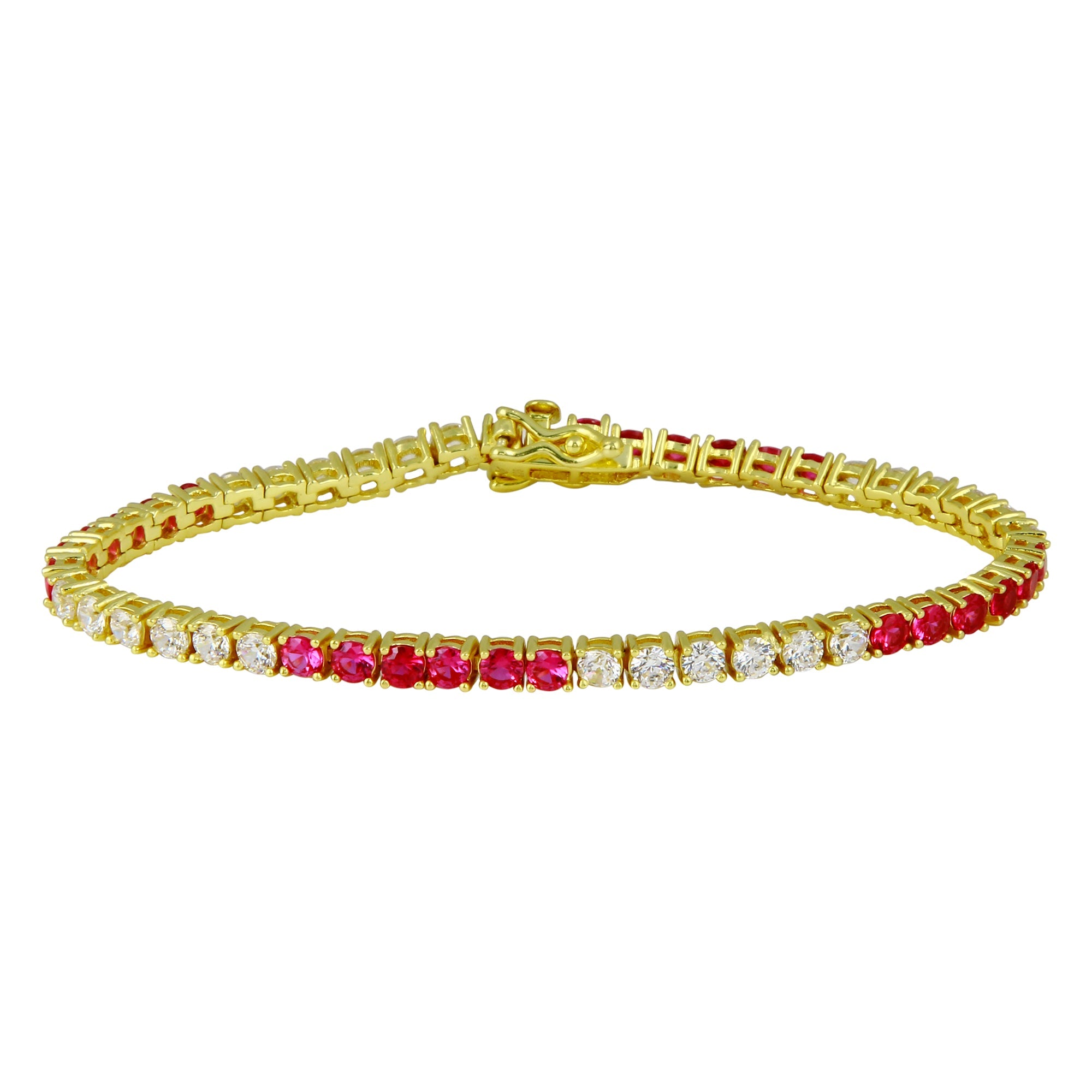 Color Diamond Tennis Bracelets