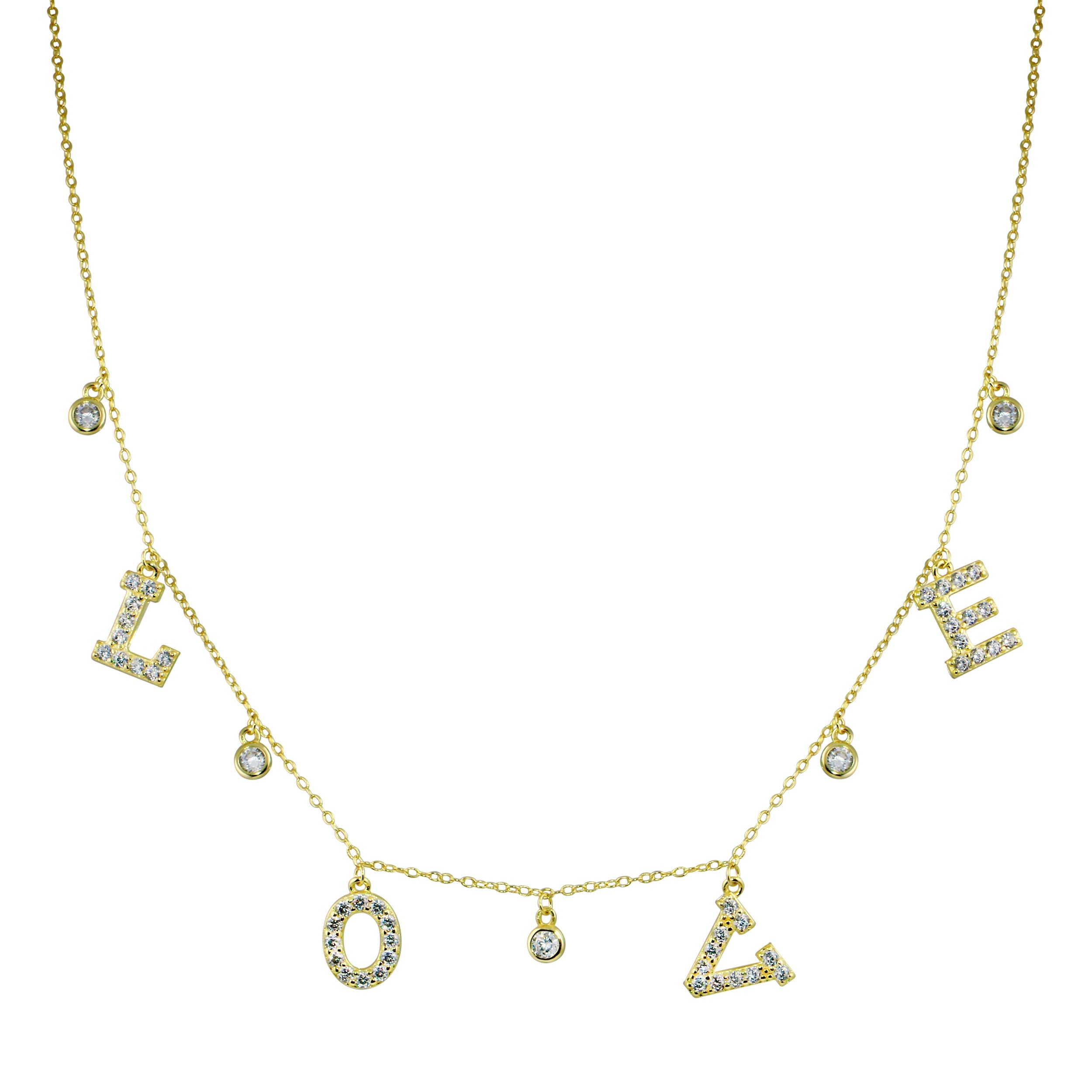 LOVE Bezel Necklace