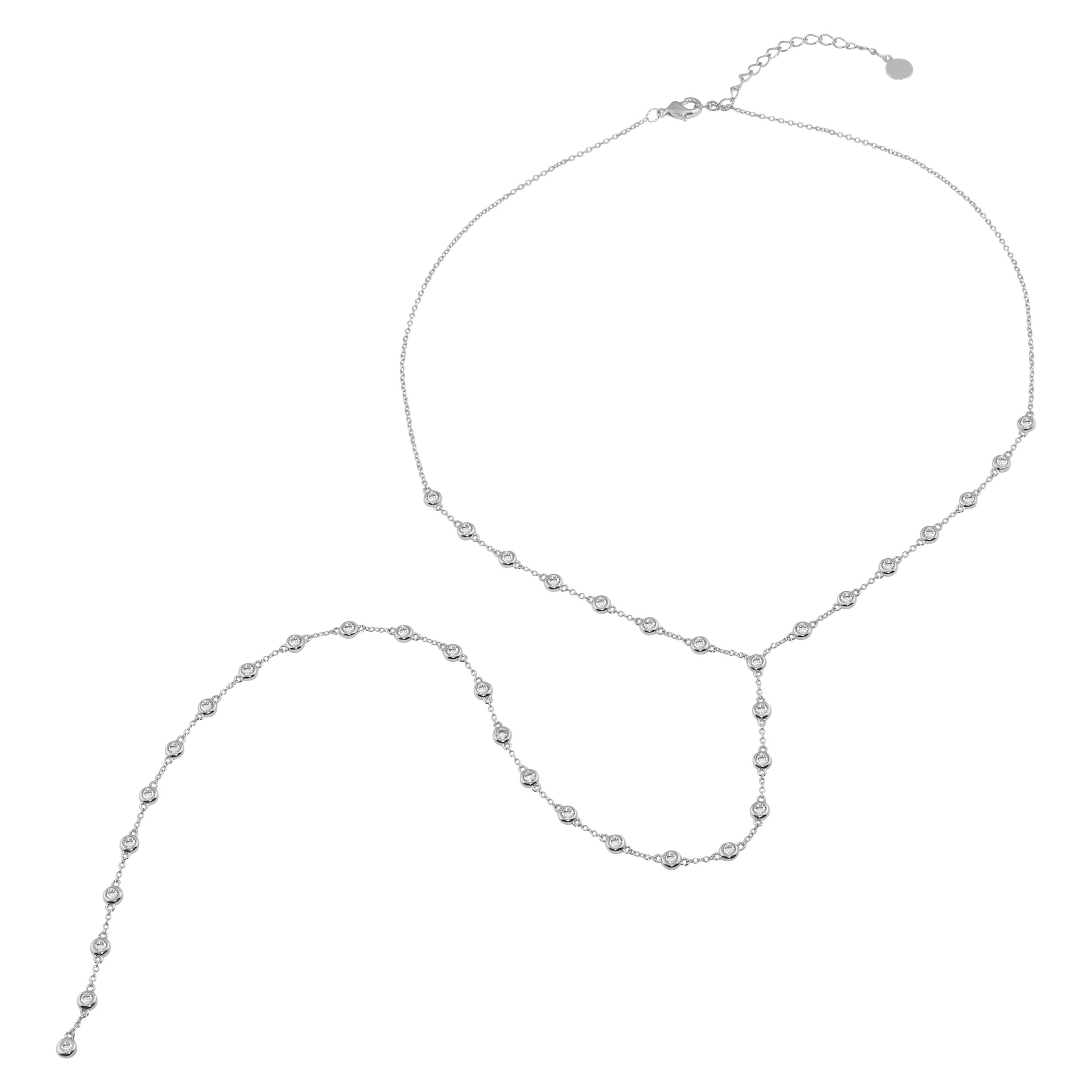 Diamond Bezel Lariat