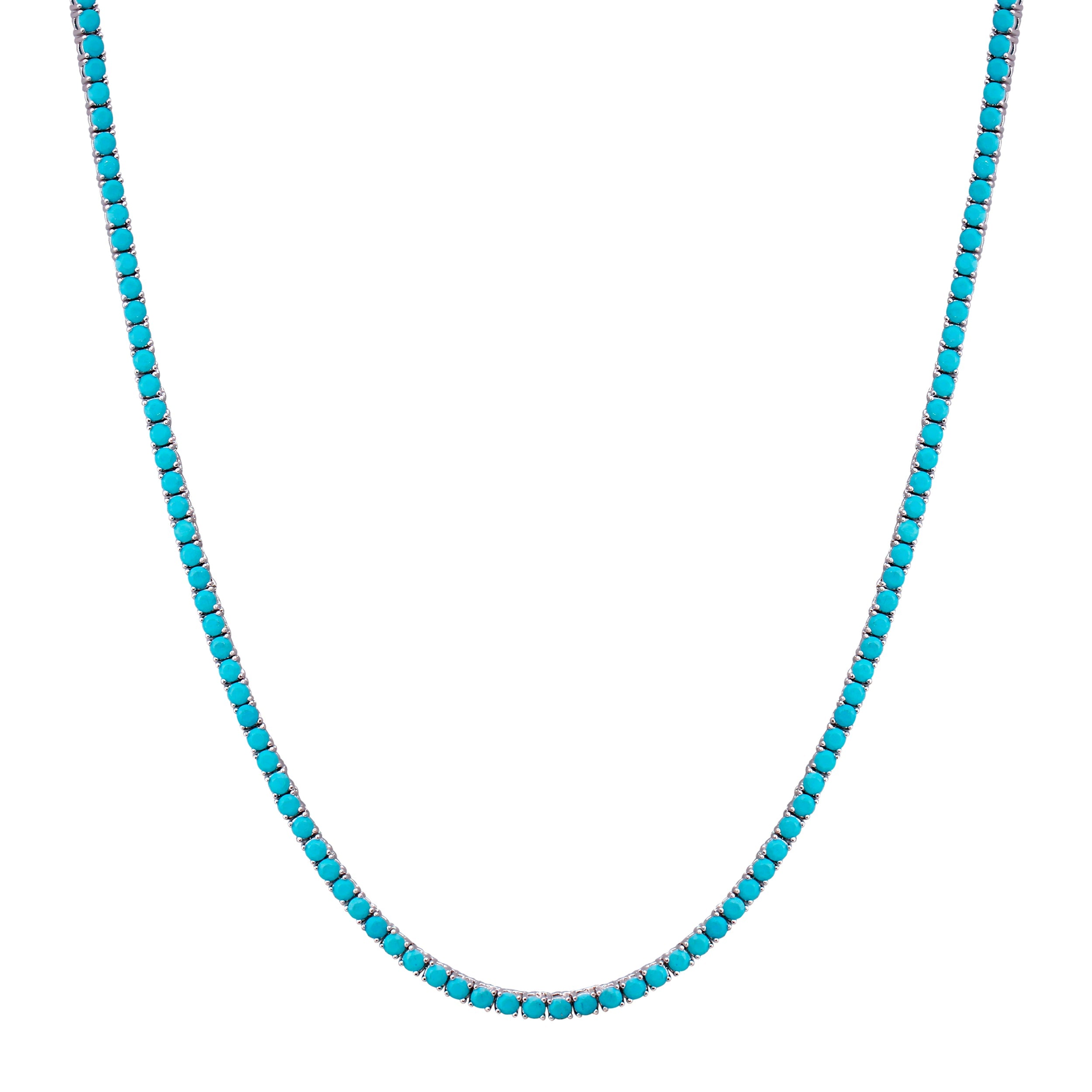 Everyday Turquoise Tennis Necklace