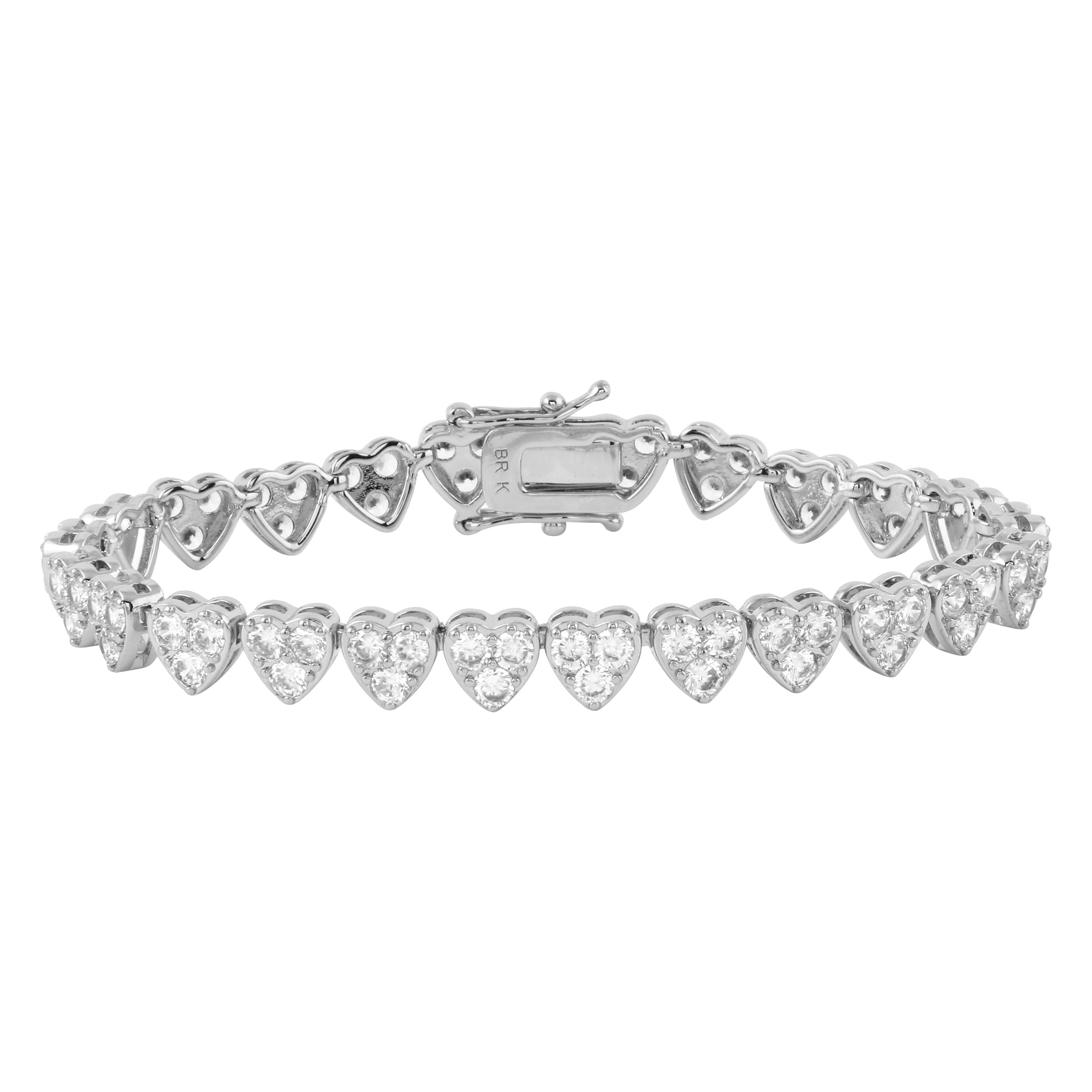 Heart Tennis Bracelet