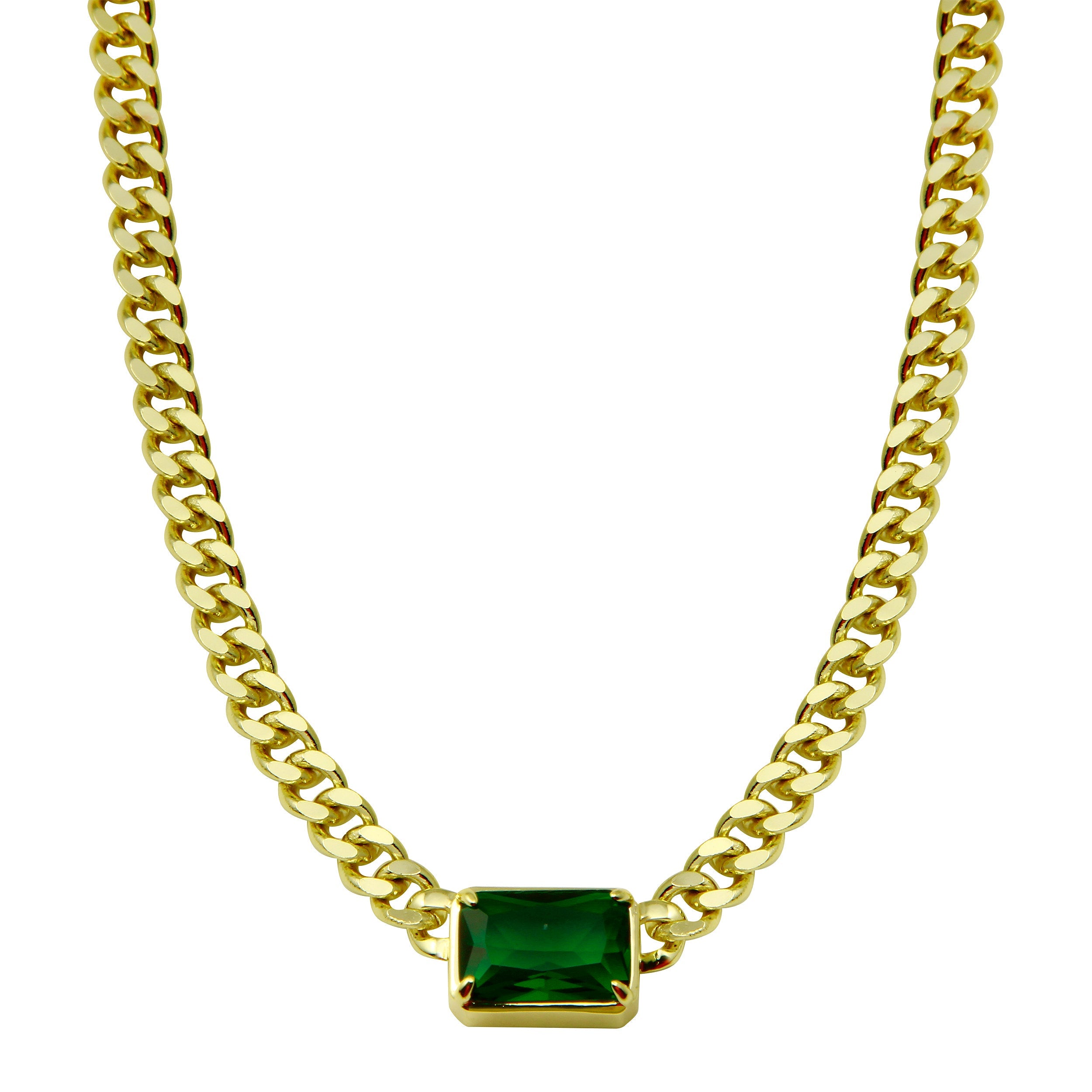 The Emerald Cuban Chain Necklace