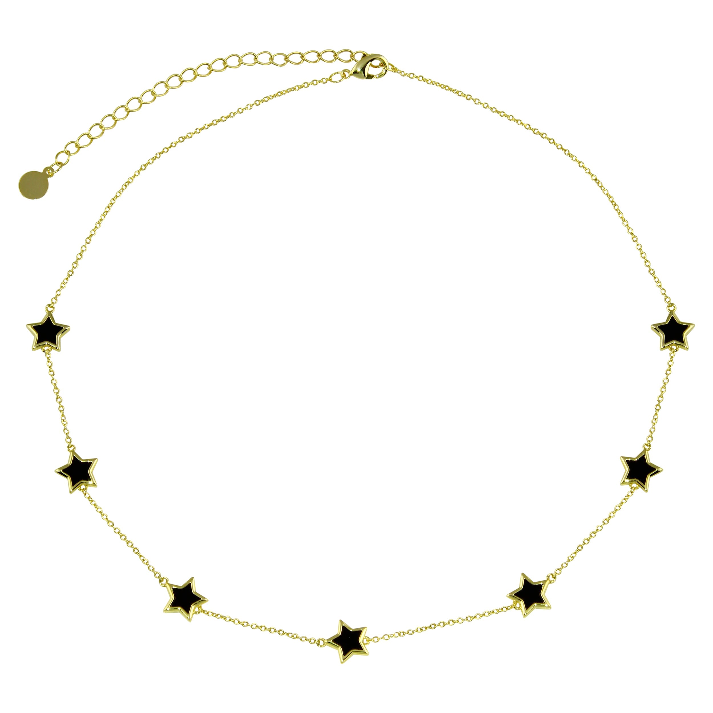 Multi Stone Star Necklace