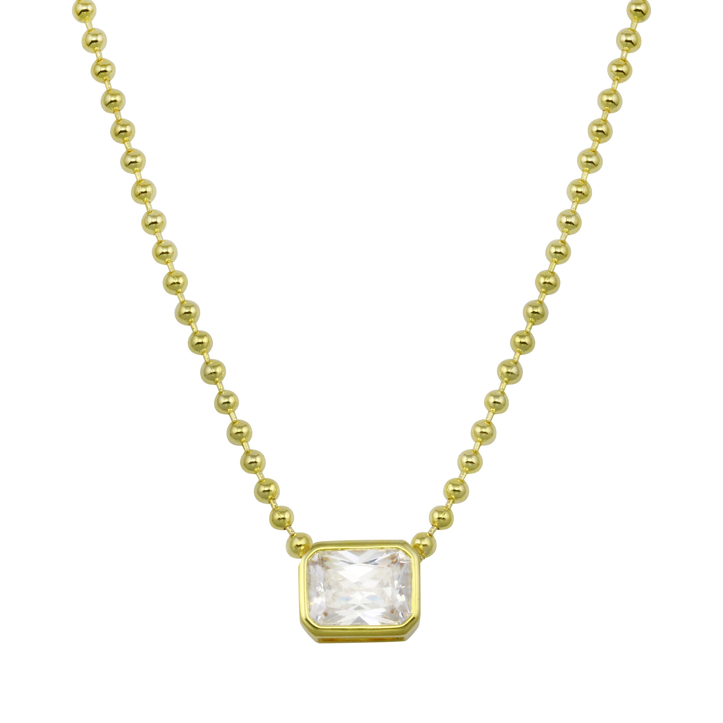 Toilet Bezel Shape Necklace