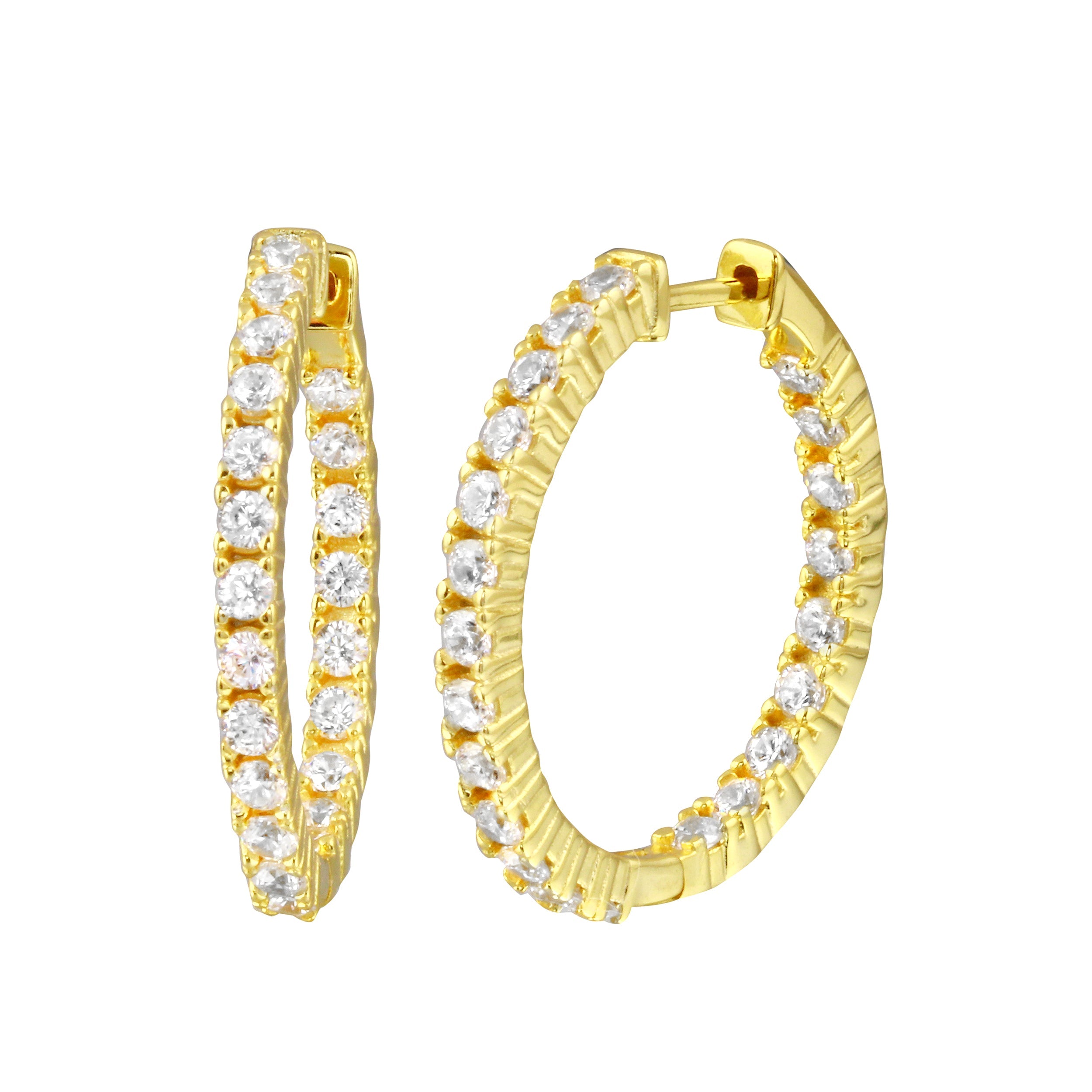 The Perfect Diamond Hoops