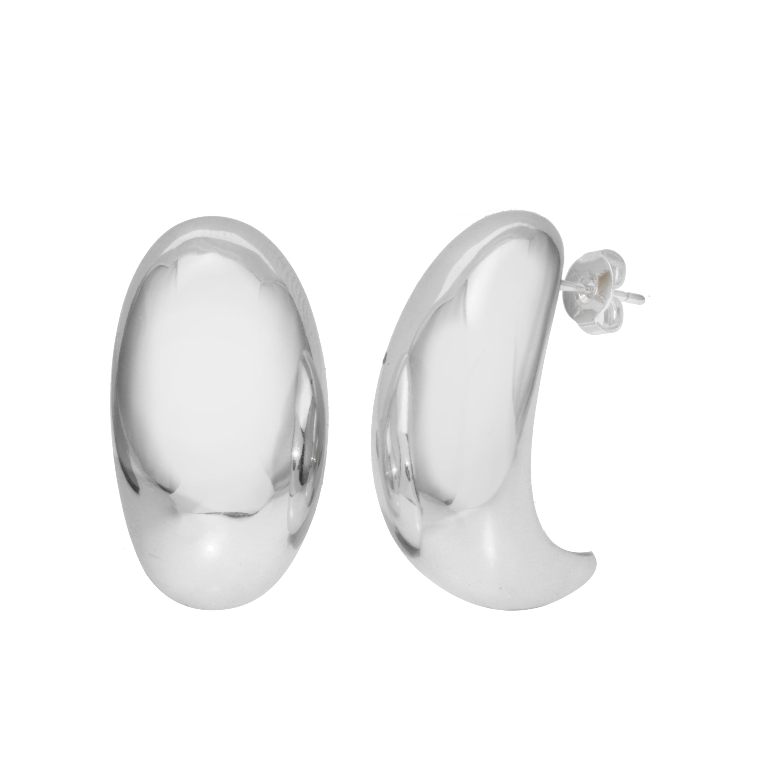 Oval Drop Earrings