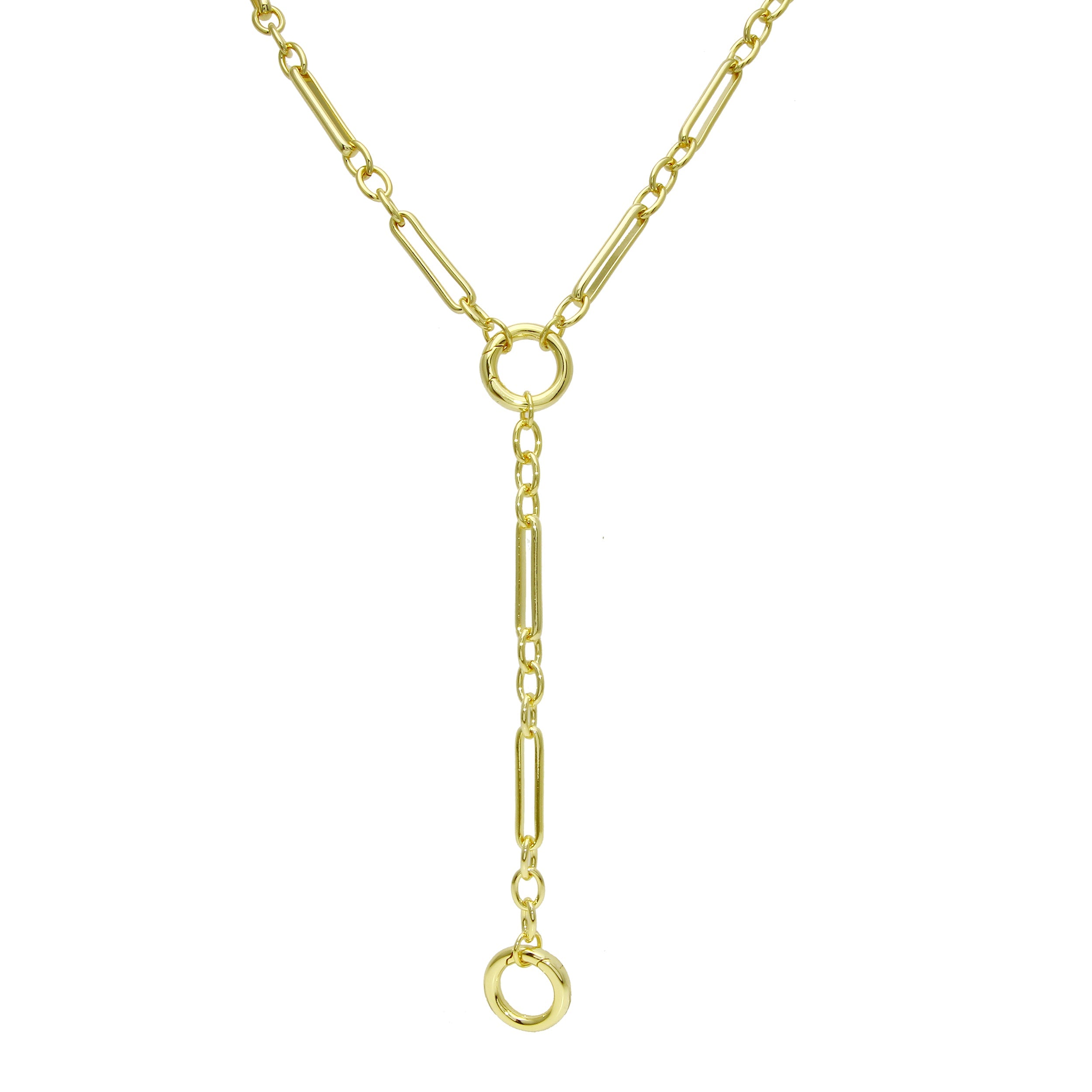 Fancy Link Push Clasp Lariat